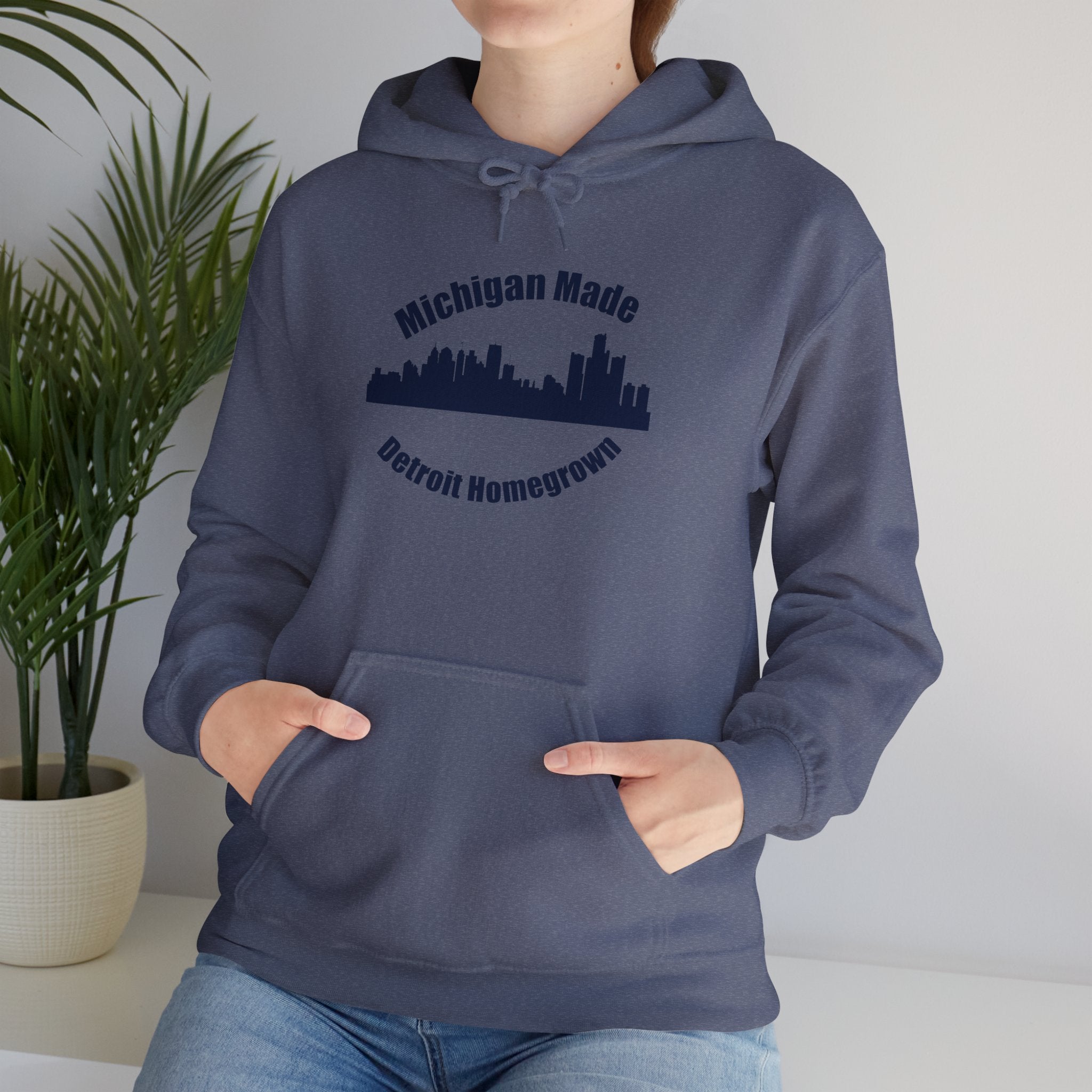 Michigan Made, Detroit Homegrown Hoodie - Tonyalicious Tees