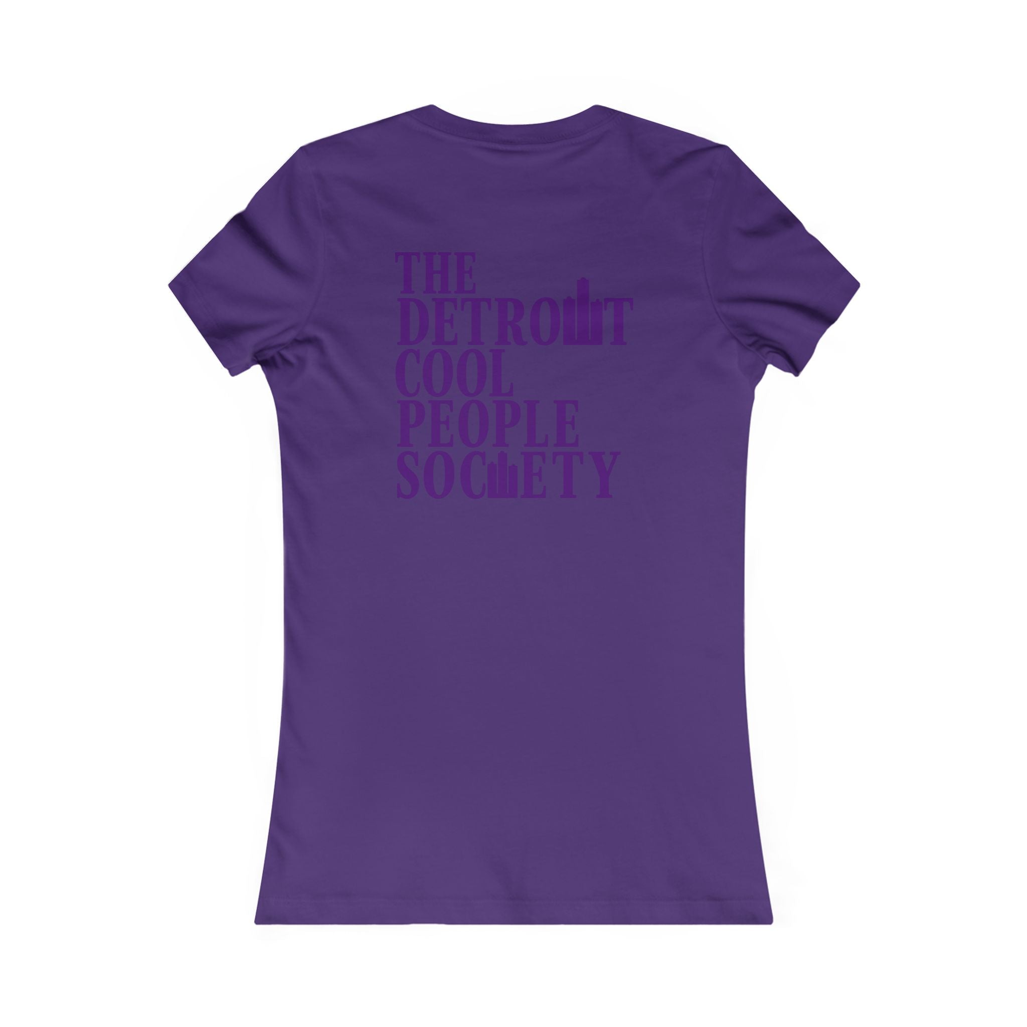 The Detroit Cool People Society Fitted Women&