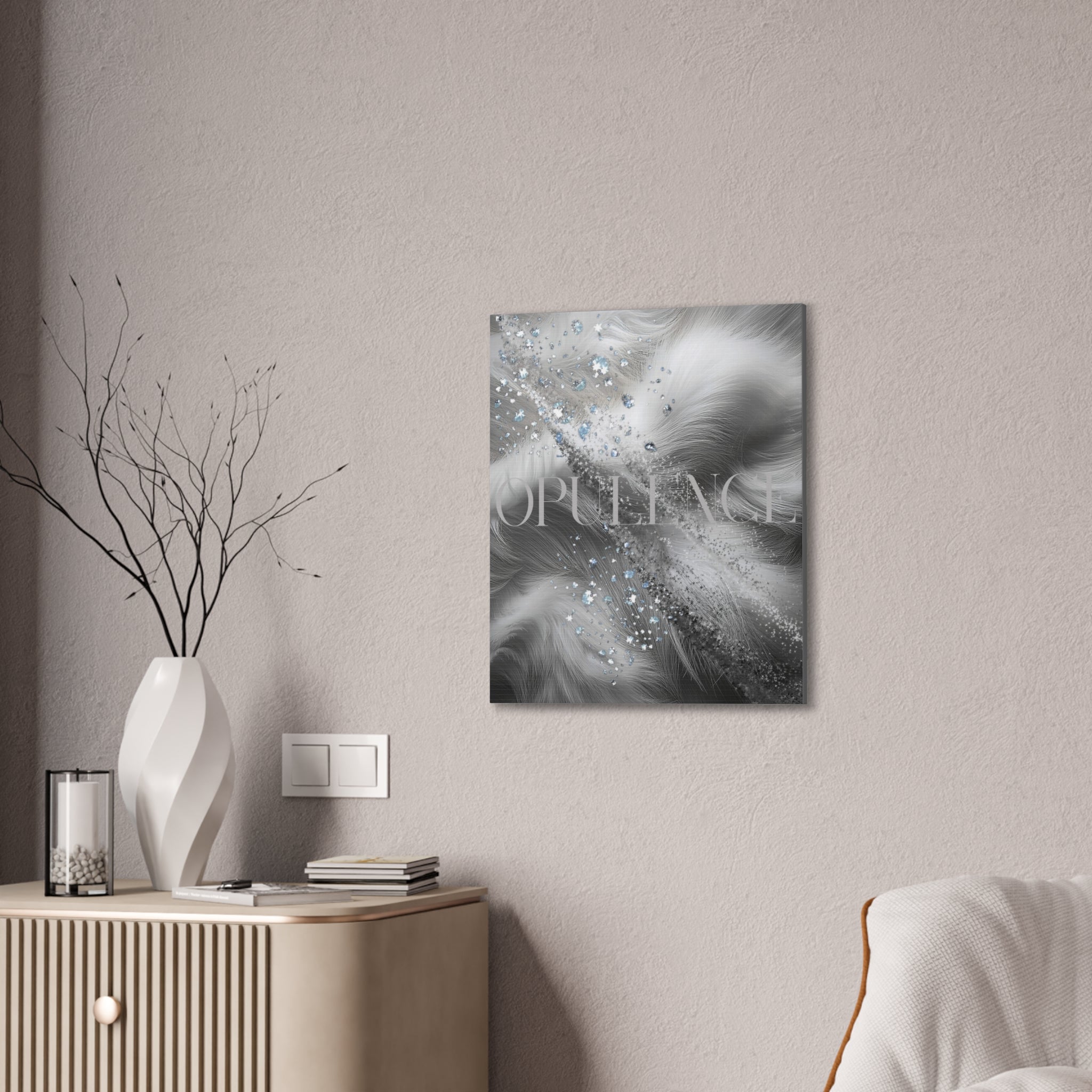 Opulence Silver Wall Art