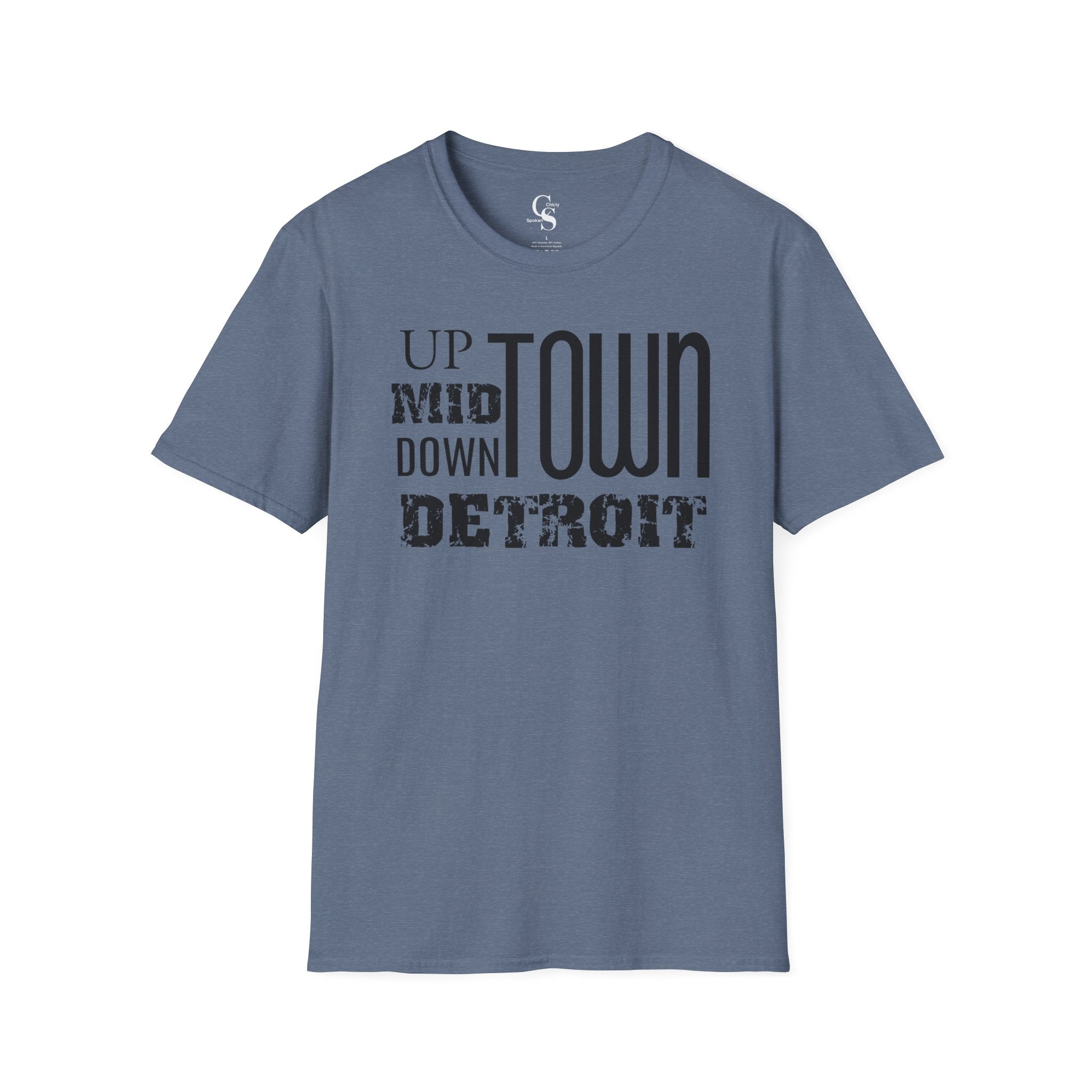 Up, Mid, Downtown Detroit Tee - Tonyalicious Tees