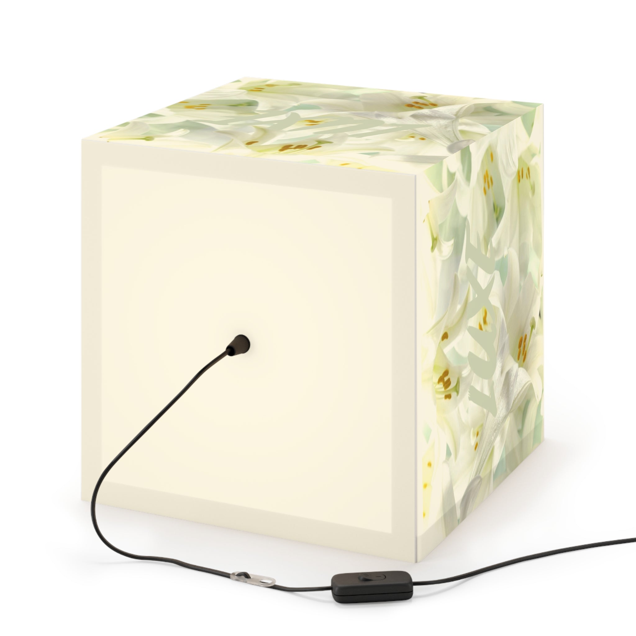 Luxe Lilies Cube Lamp - Tonyalicious Tees