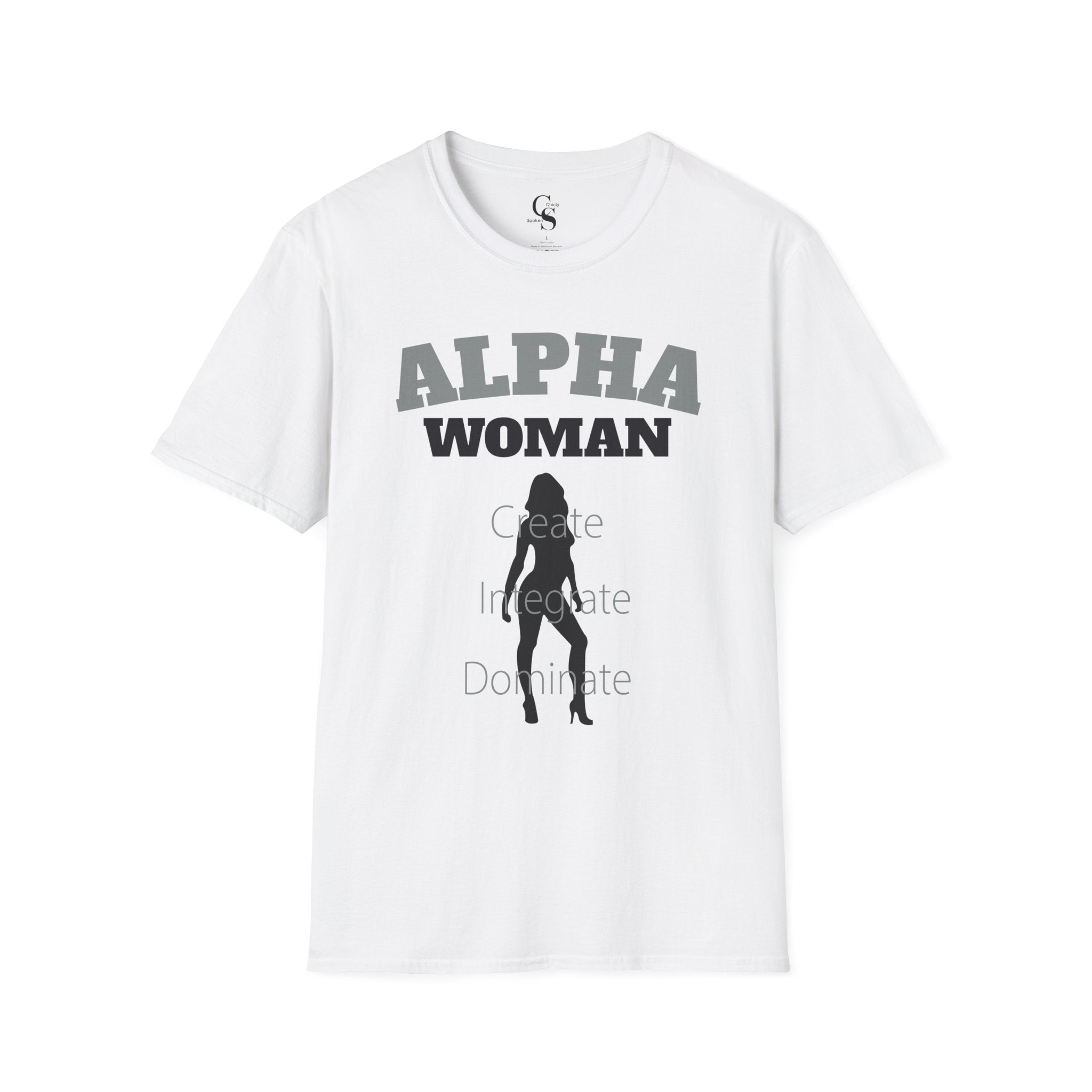 Alpha Woman Tee - Front and Back Print - Tonyalicious Tees