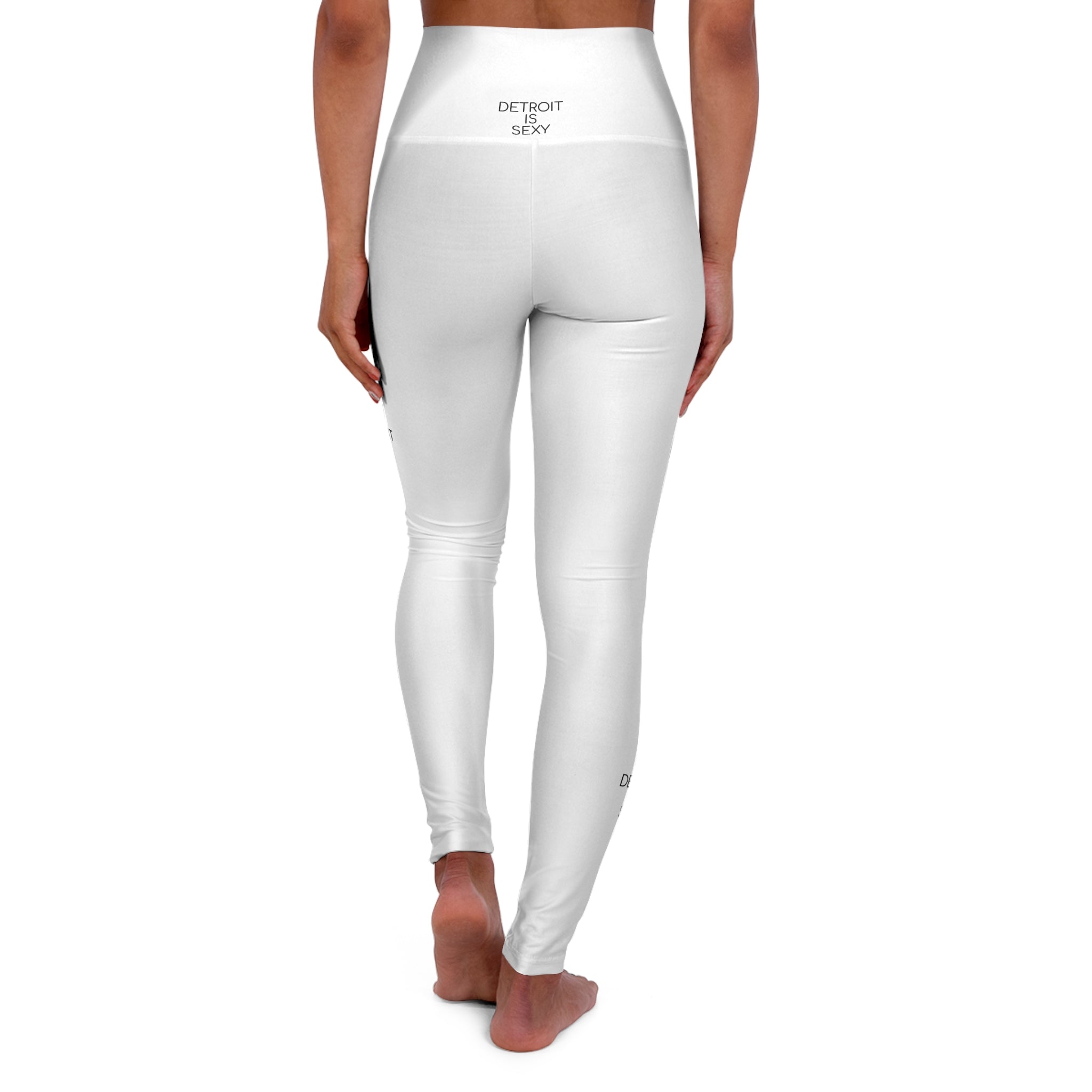 Detroit Is Sexy High-Waisted Yoga Leggings - Tonyalicious Tees