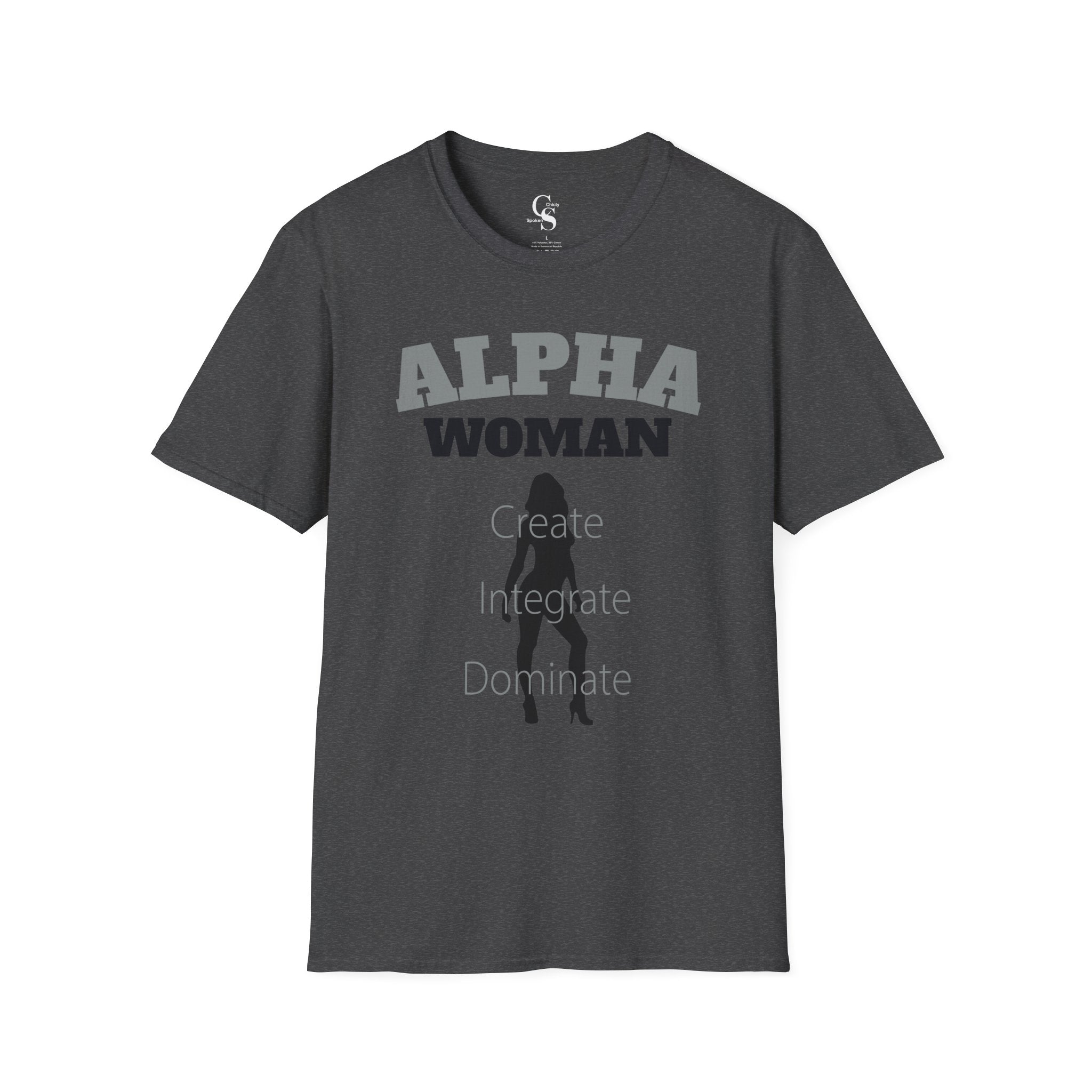Alpha Woman Tee - Front and Back Print - Tonyalicious Tees