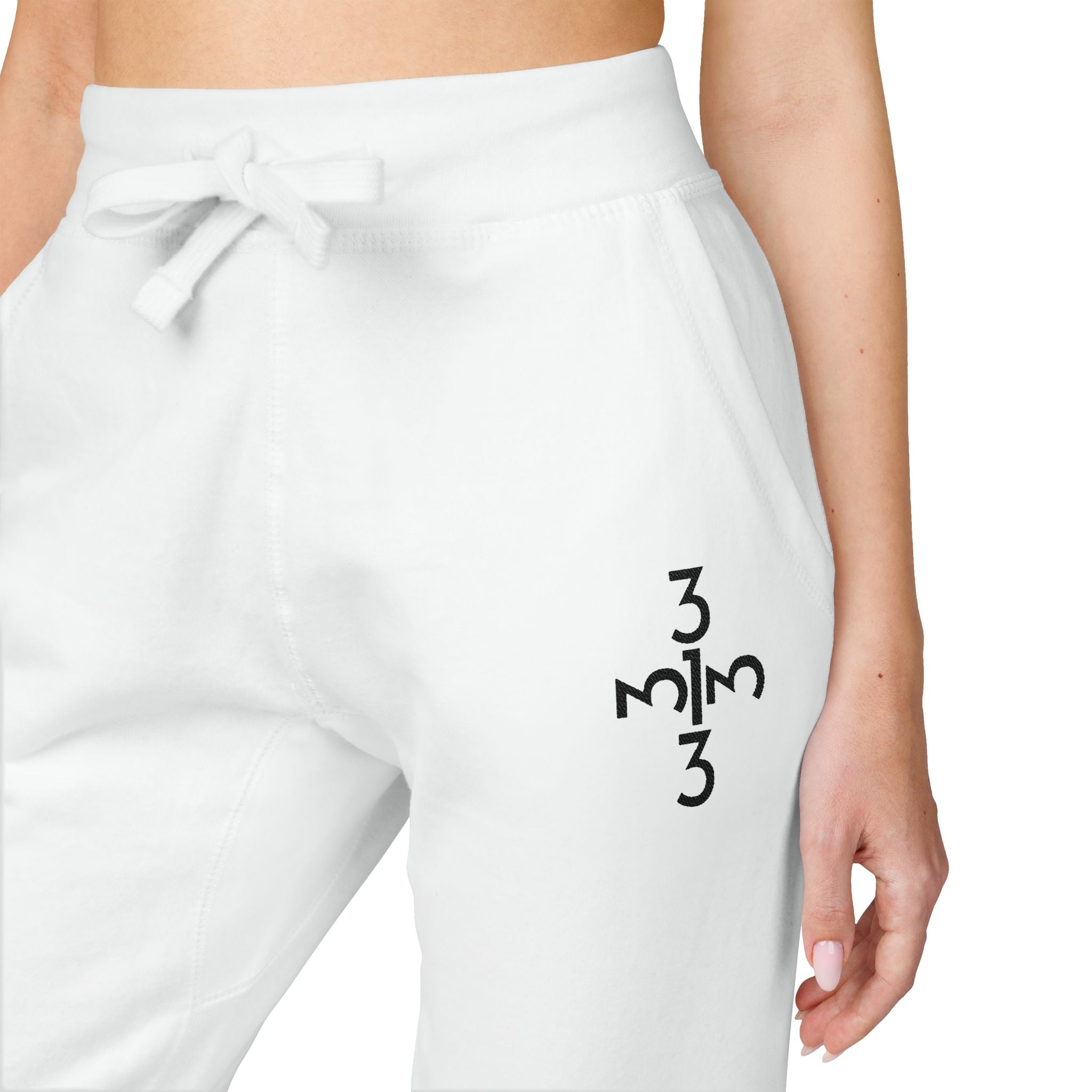 Twisted 313 Unisex Embroidered Joggers - Black Print - Tonyalicious Tees
