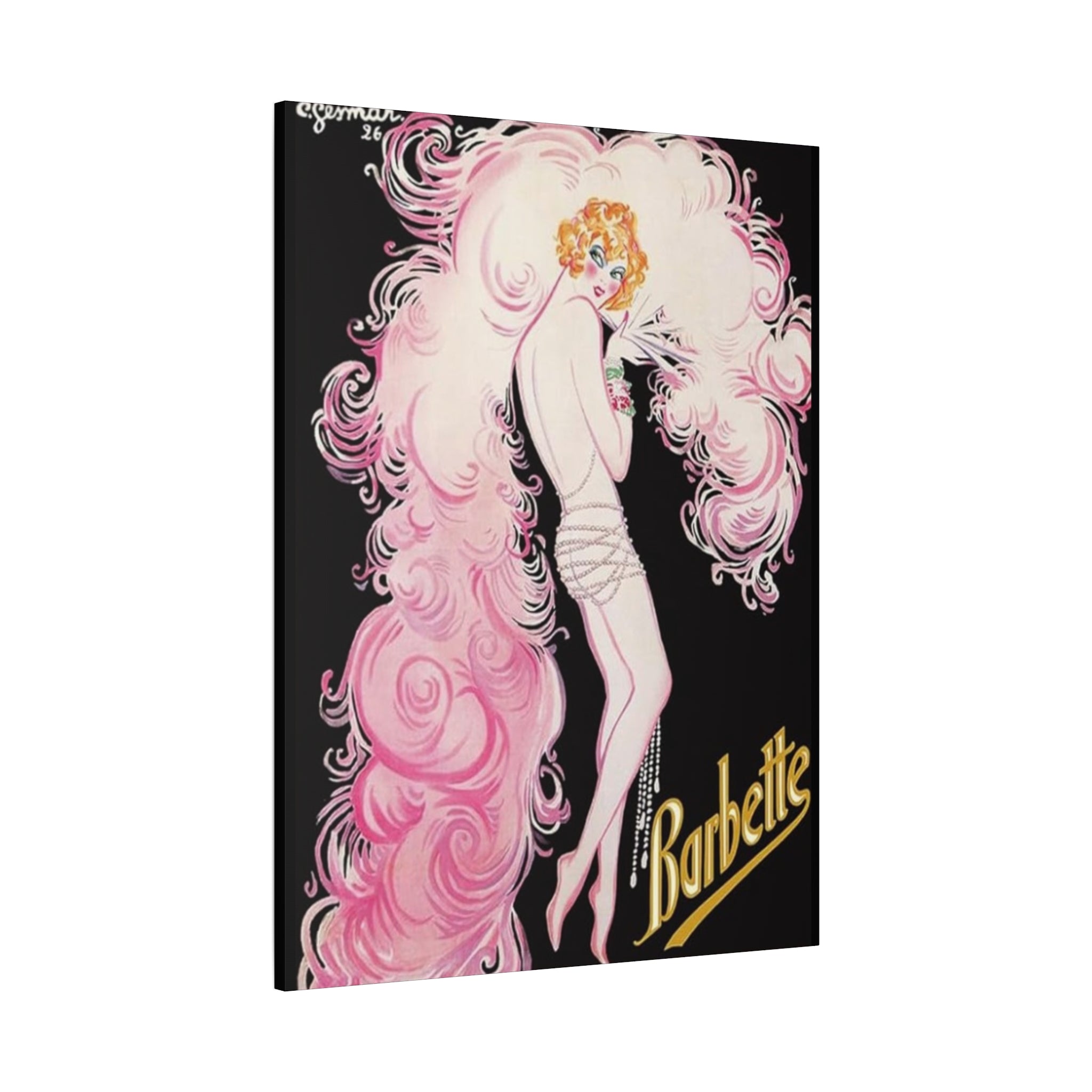 Vintage Barbette Wall Art - Tonyalicious Tees