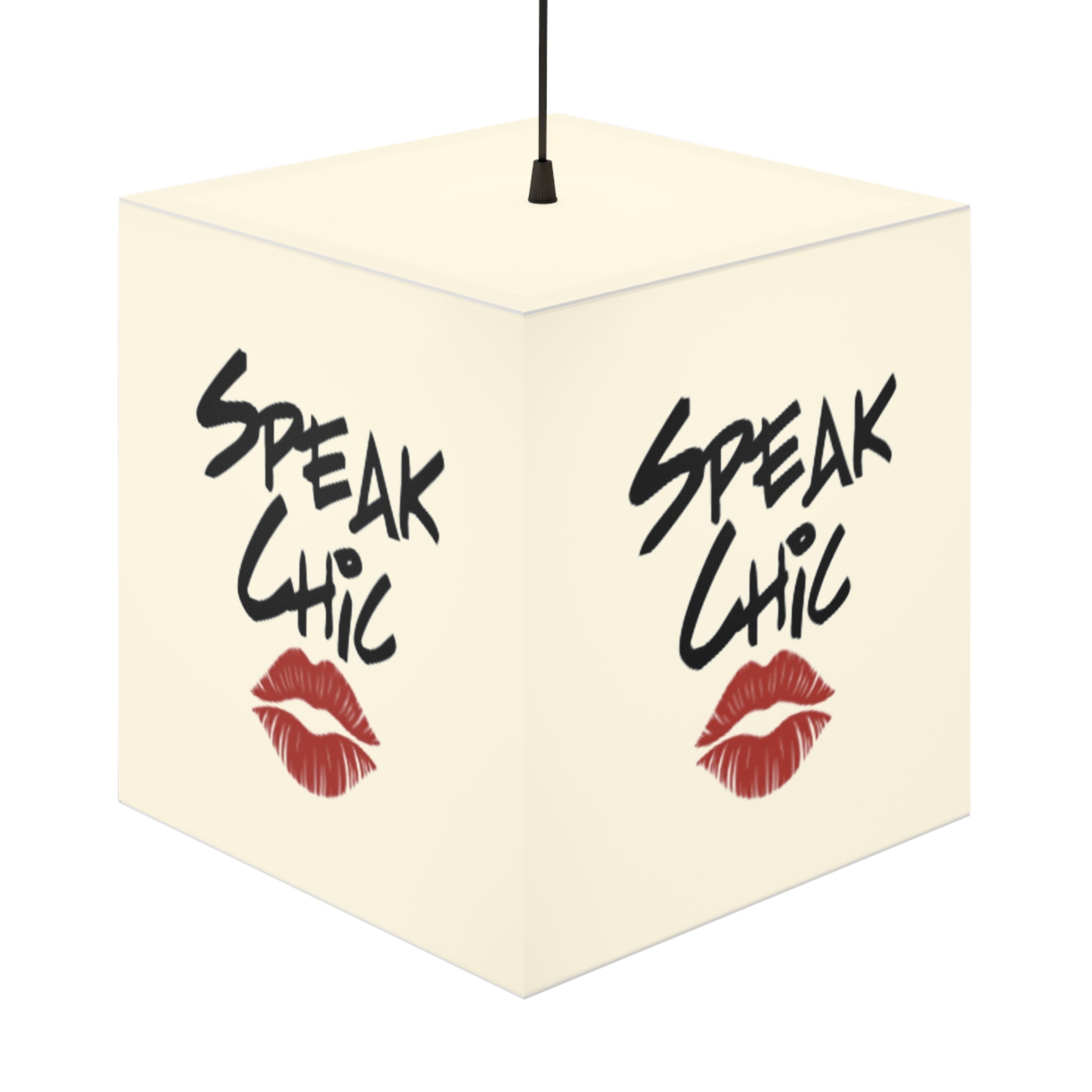 Speak Chic Cube Lamp - Tonyalicious Tees