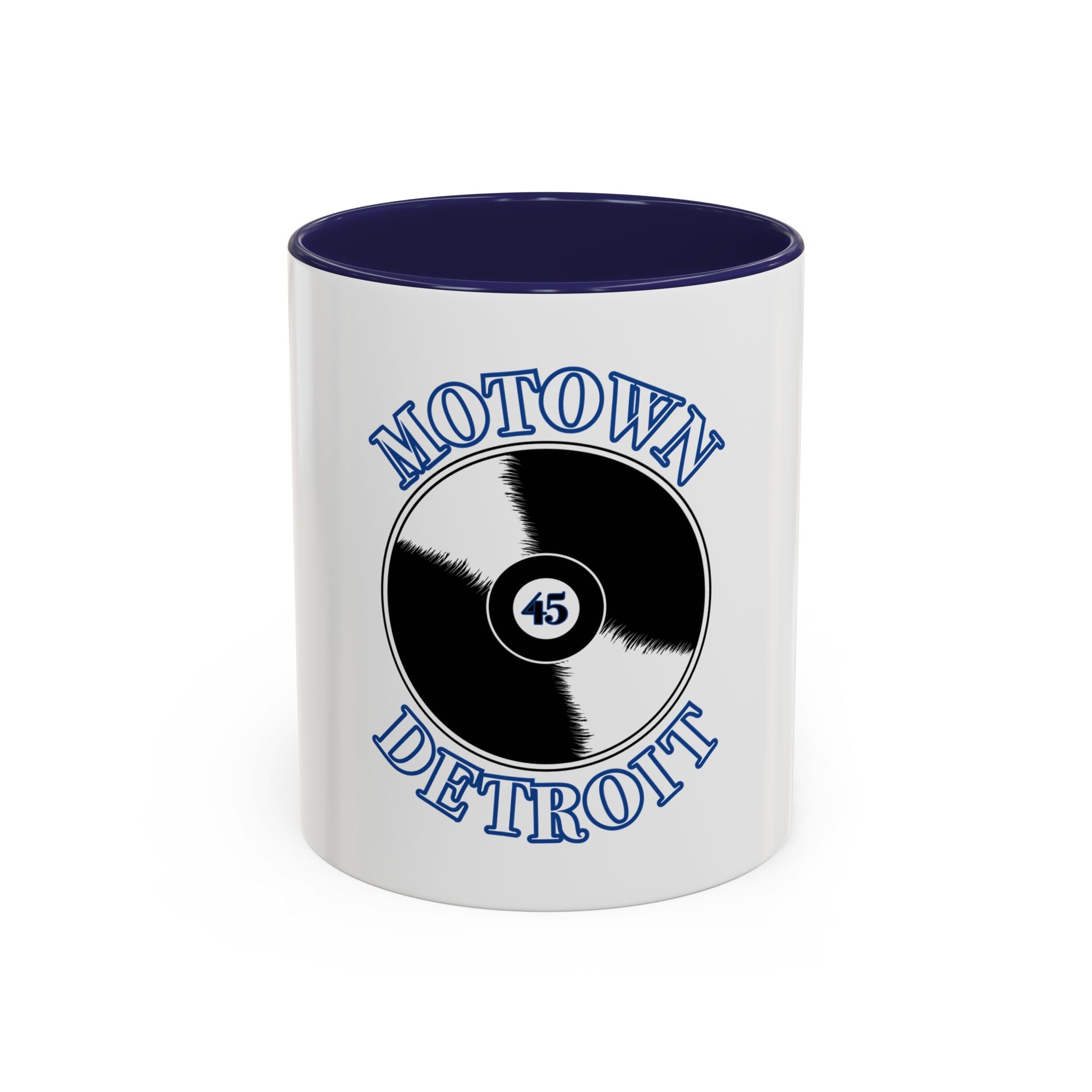Motown Detroit Mug - Blue - Tonyalicious Tees
