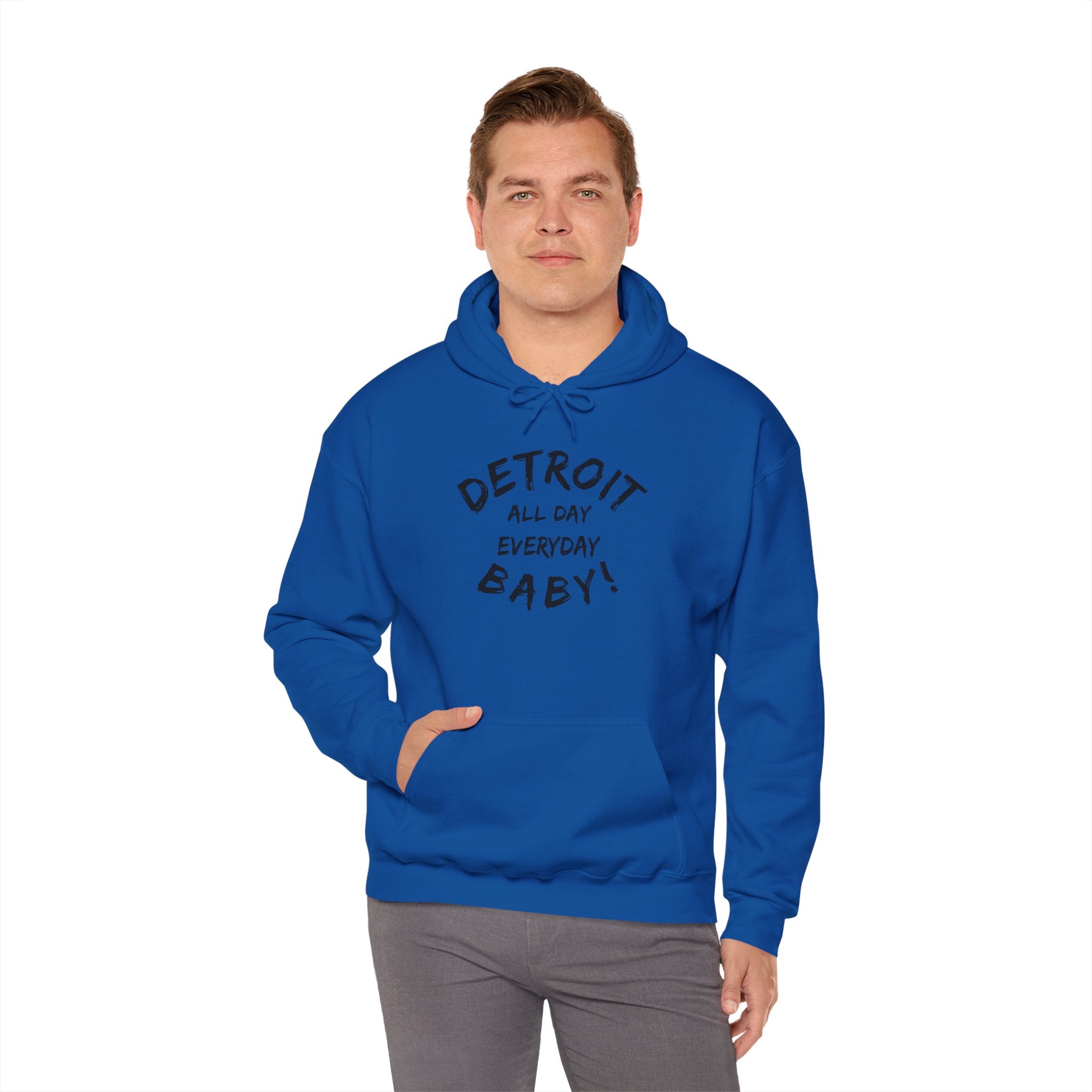 Detroit All Day Every Day Hoodie - Tonyalicious Tees