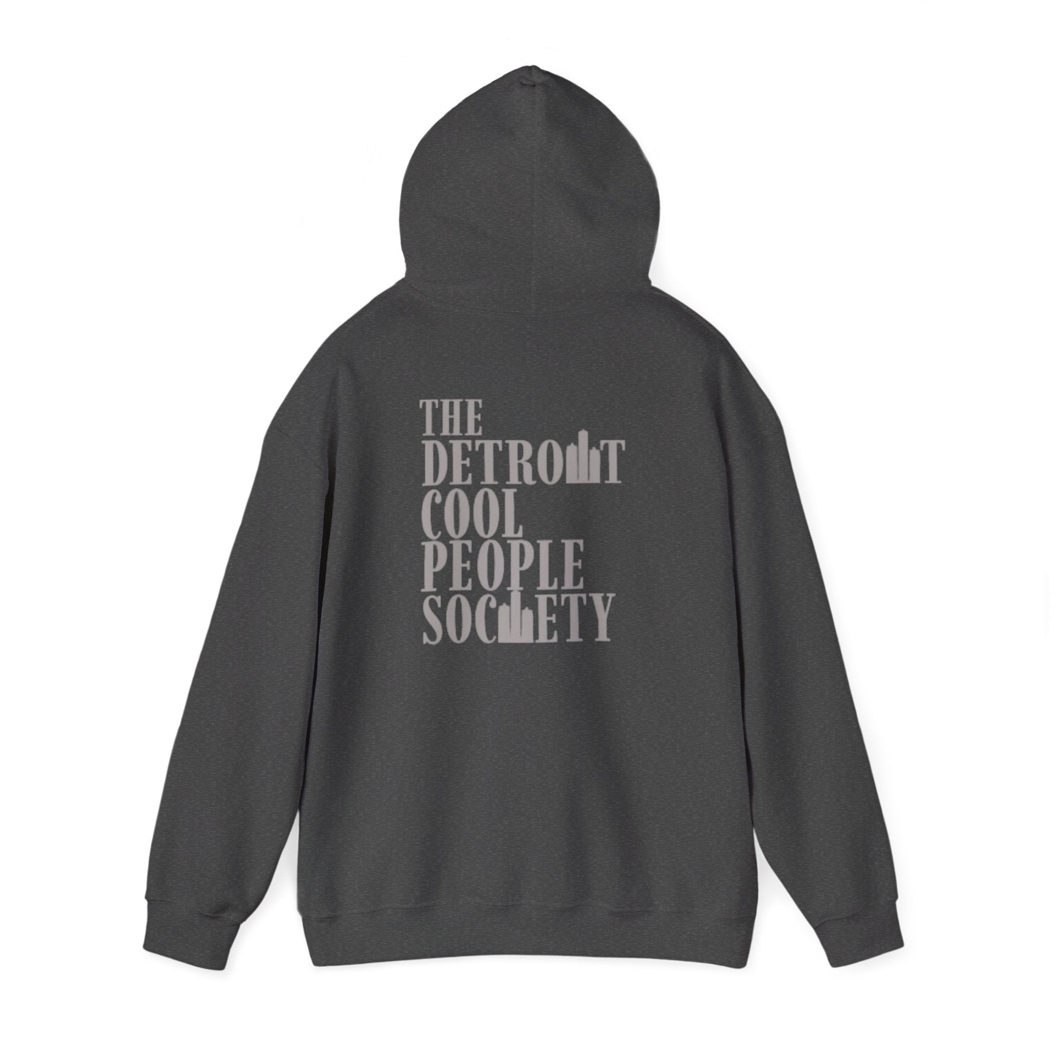 The Detroit Cool People Society Hoodie - Front and Back print - Tonyalicious Tees