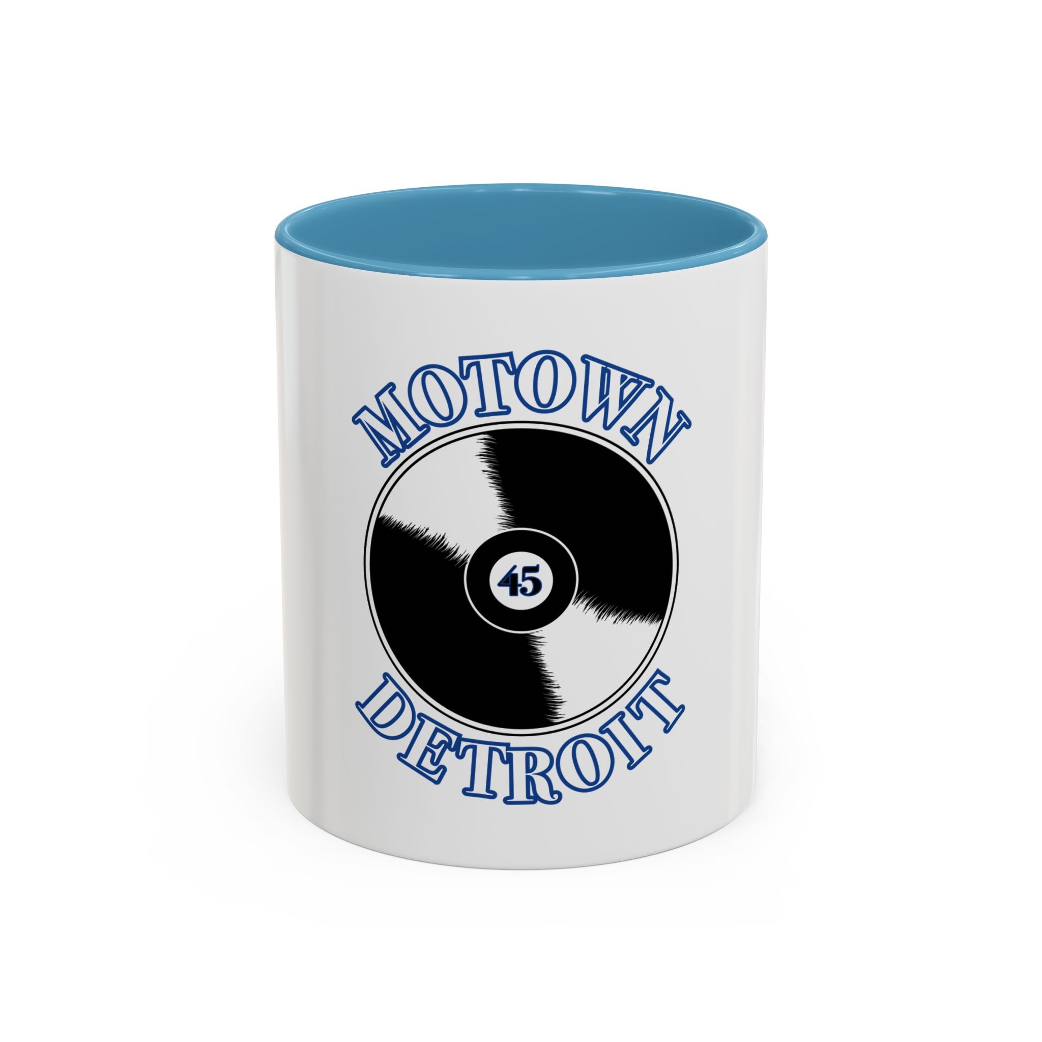 Motown Detroit Mug - Blue - Tonyalicious Tees