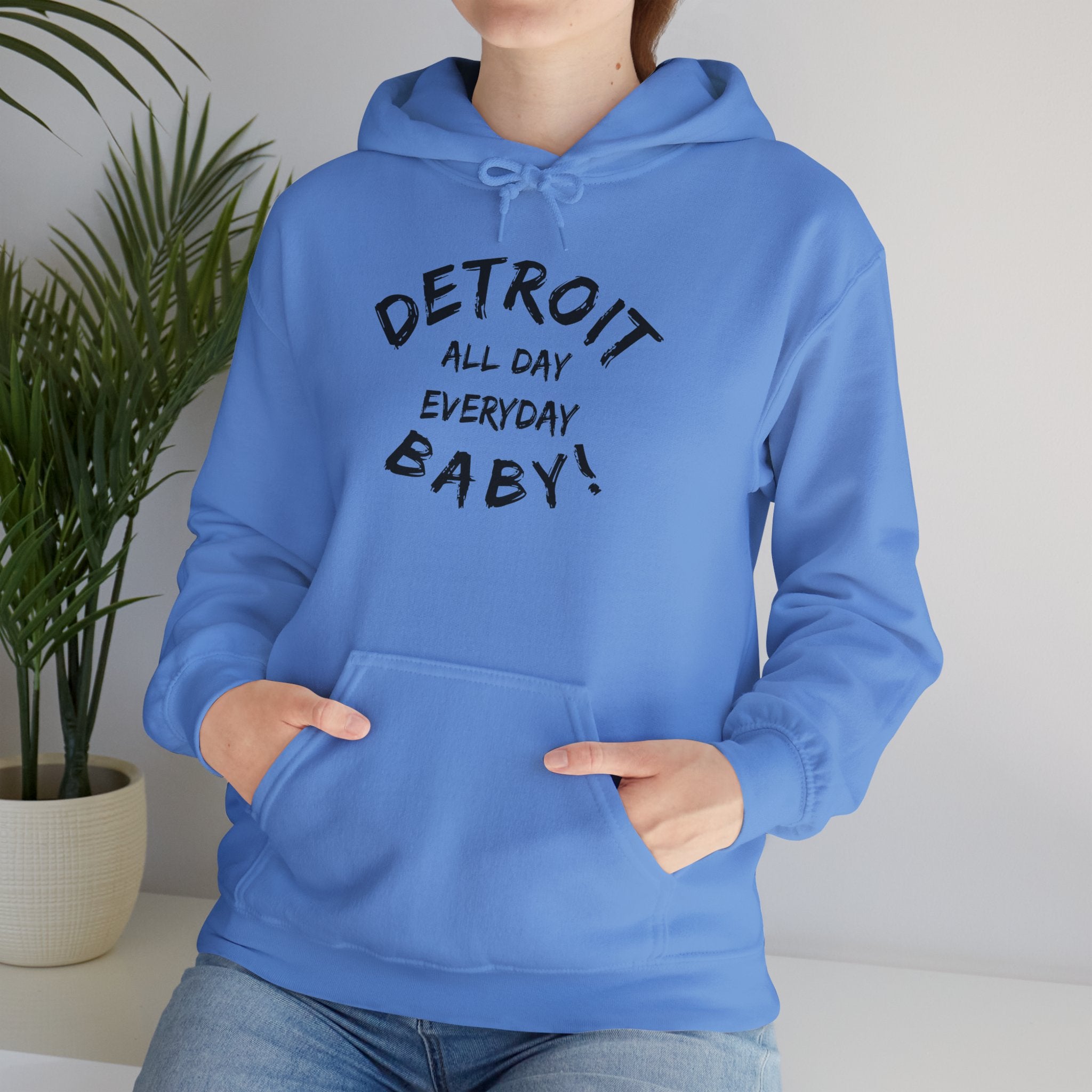 Detroit All Day Every Day Hoodie - Tonyalicious Tees