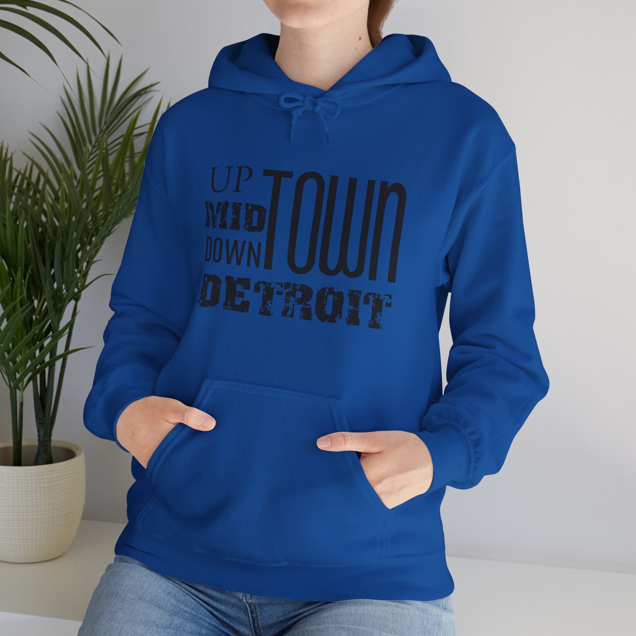 Up, Mid, Downtown Detroit Hoodie