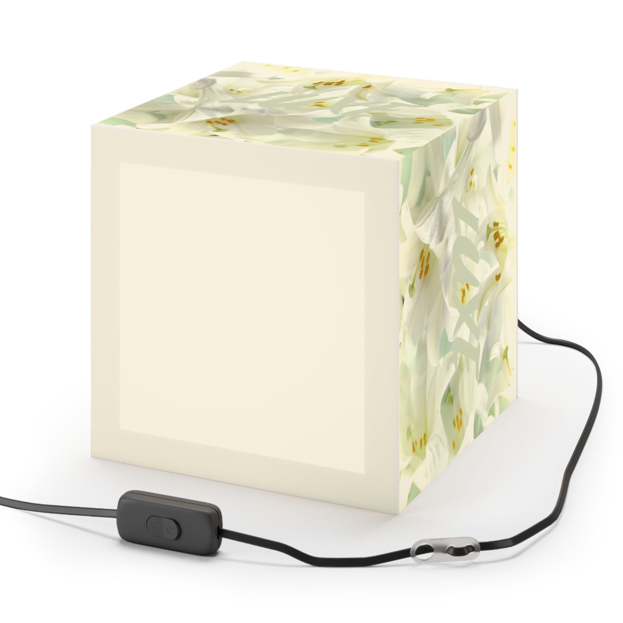 Luxe Lilies Cube Lamp - Tonyalicious Tees
