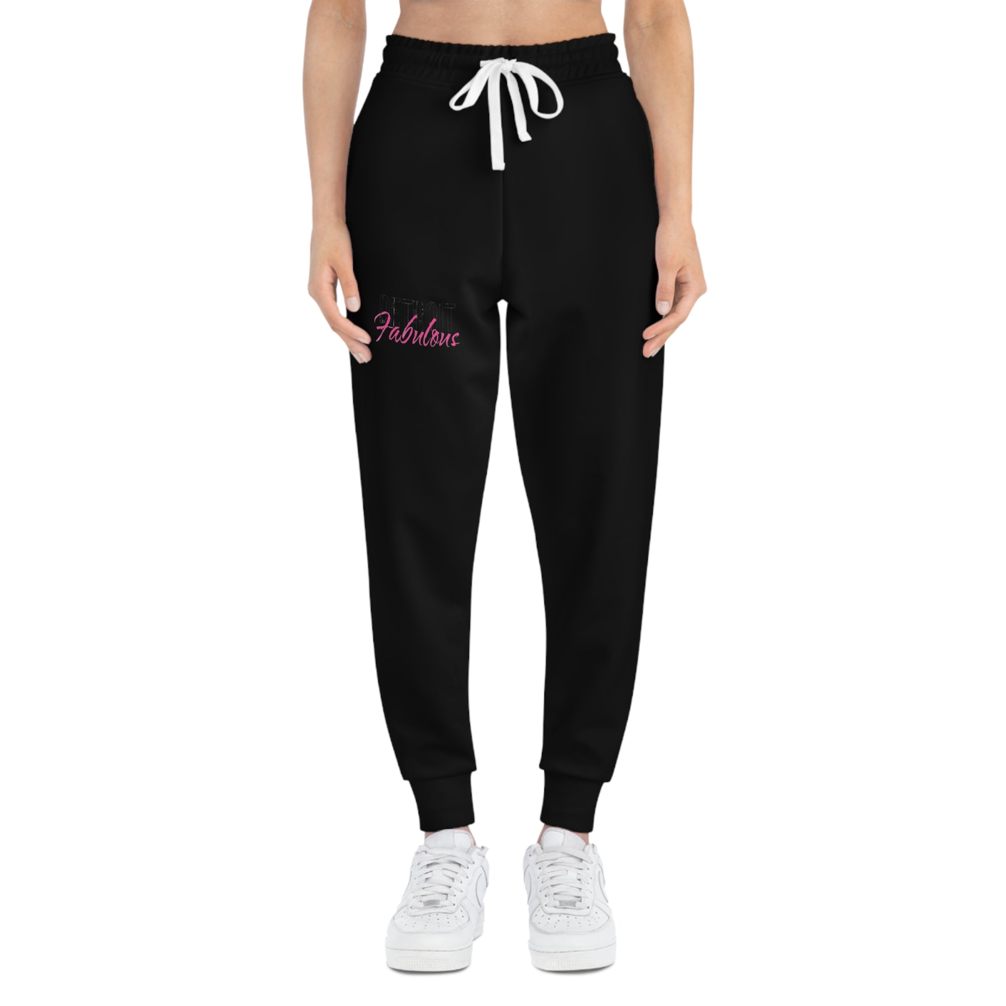 Detroit Fabulous Black Athletic Joggers - Tonyalicious Tees