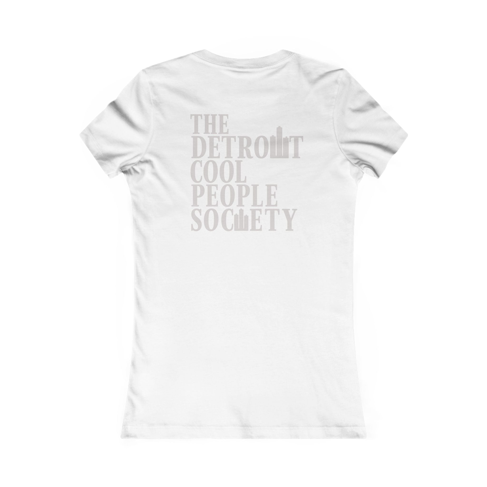 The Detroit Cool People Society Fitted Women&