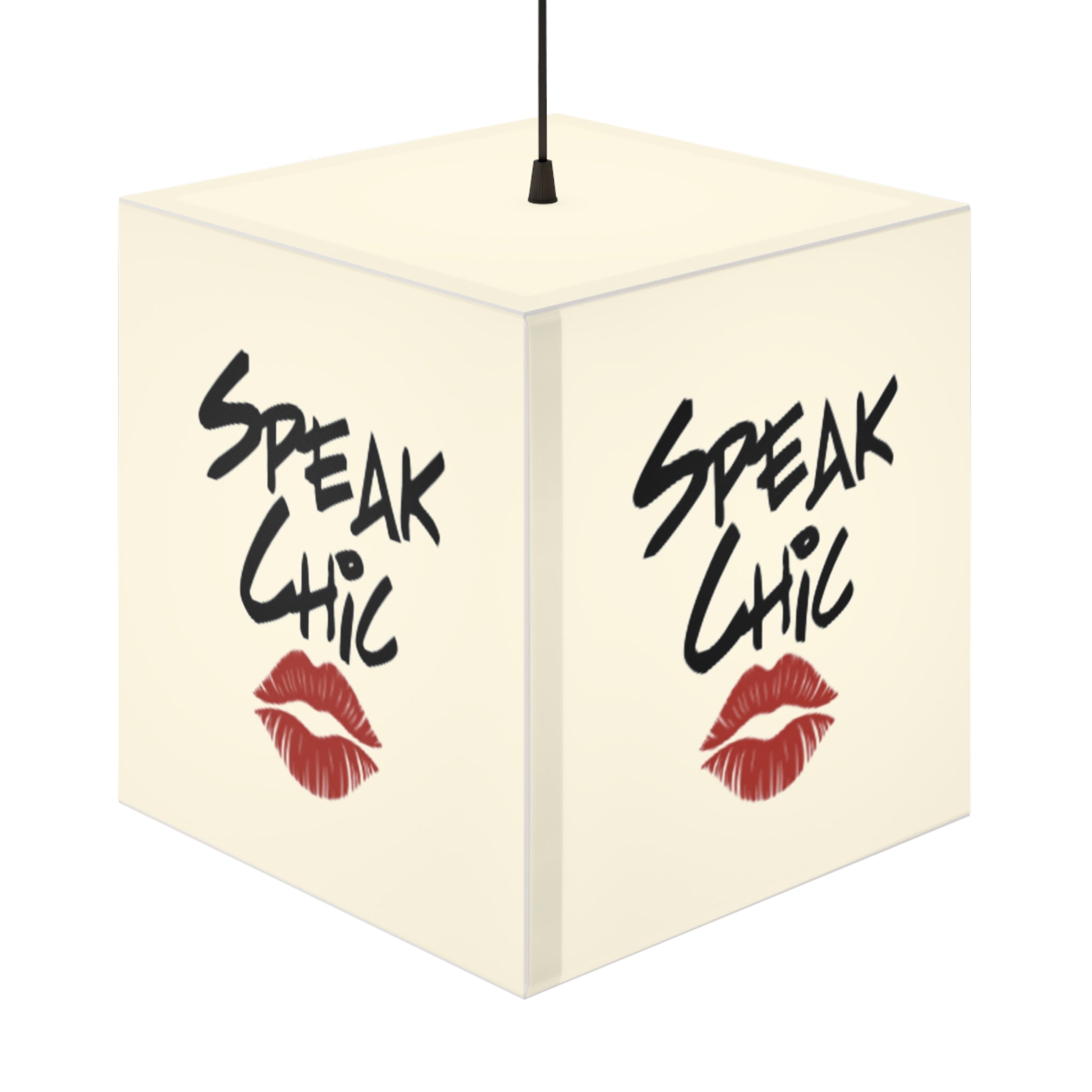 Speak Chic Cube Lamp - Tonyalicious Tees
