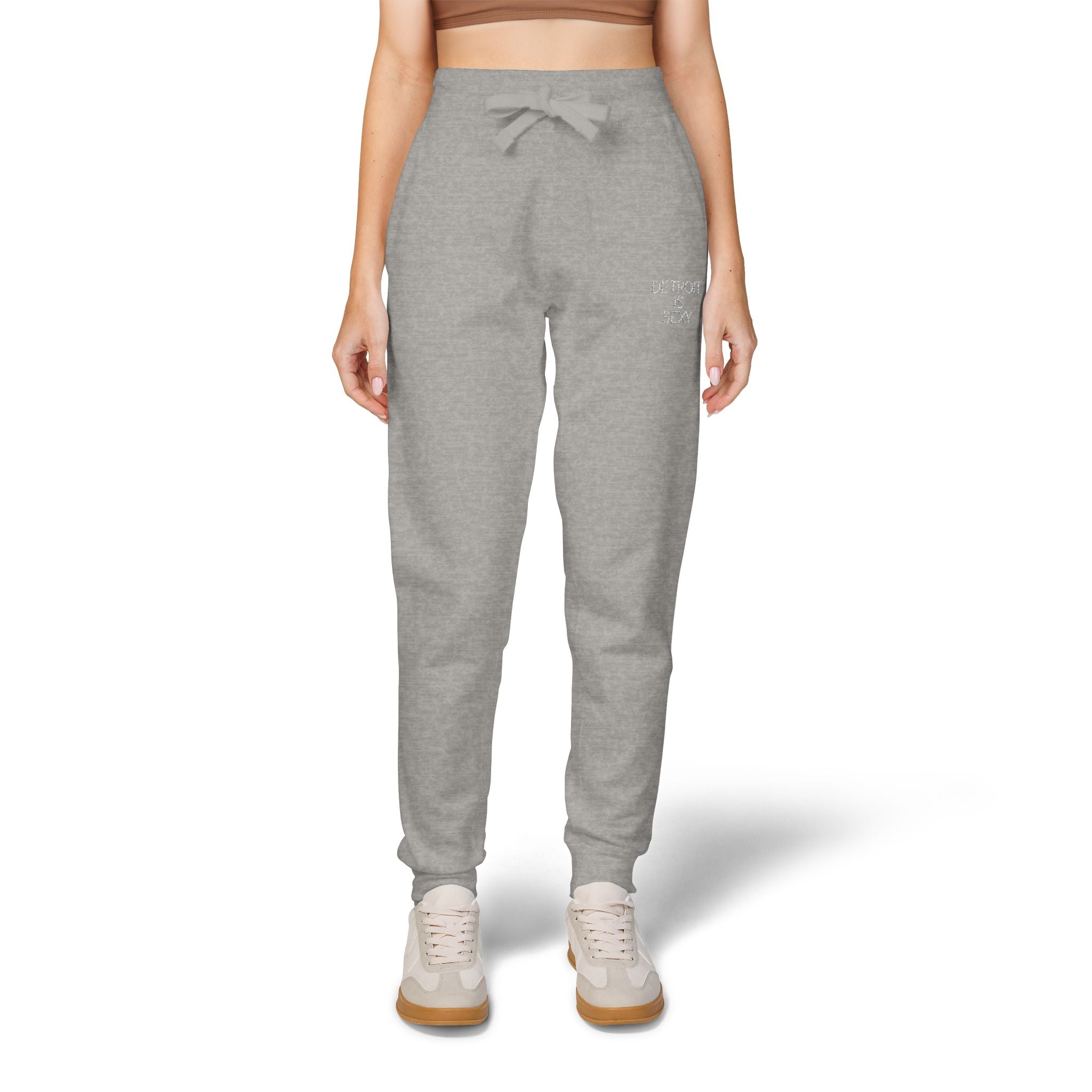 Detroit Is Sexy Unisex Fleece Embroidered Joggers - Tonyalicious Tees