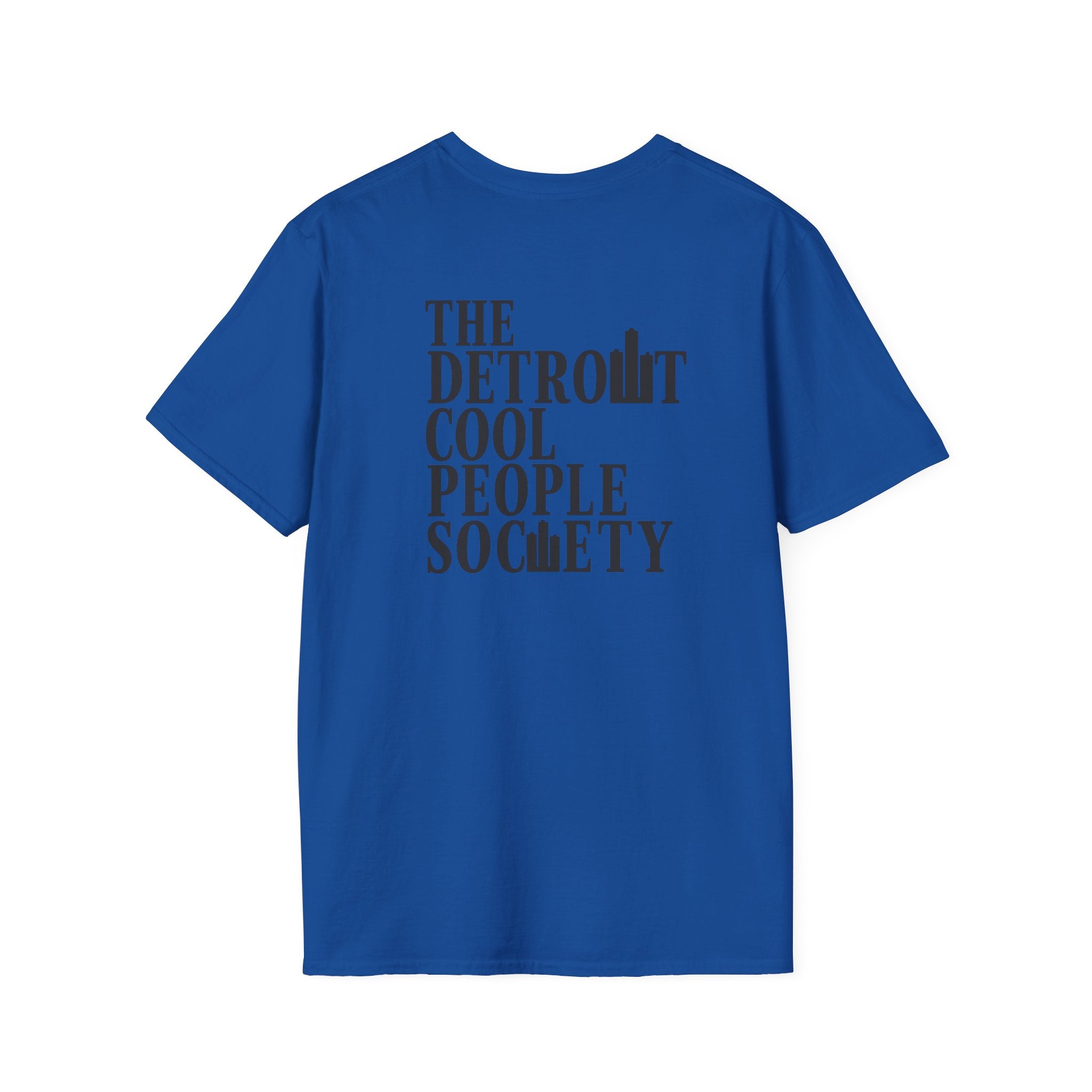 Detroit Cool People Society Tee - Front and Back Print Alternate Colors