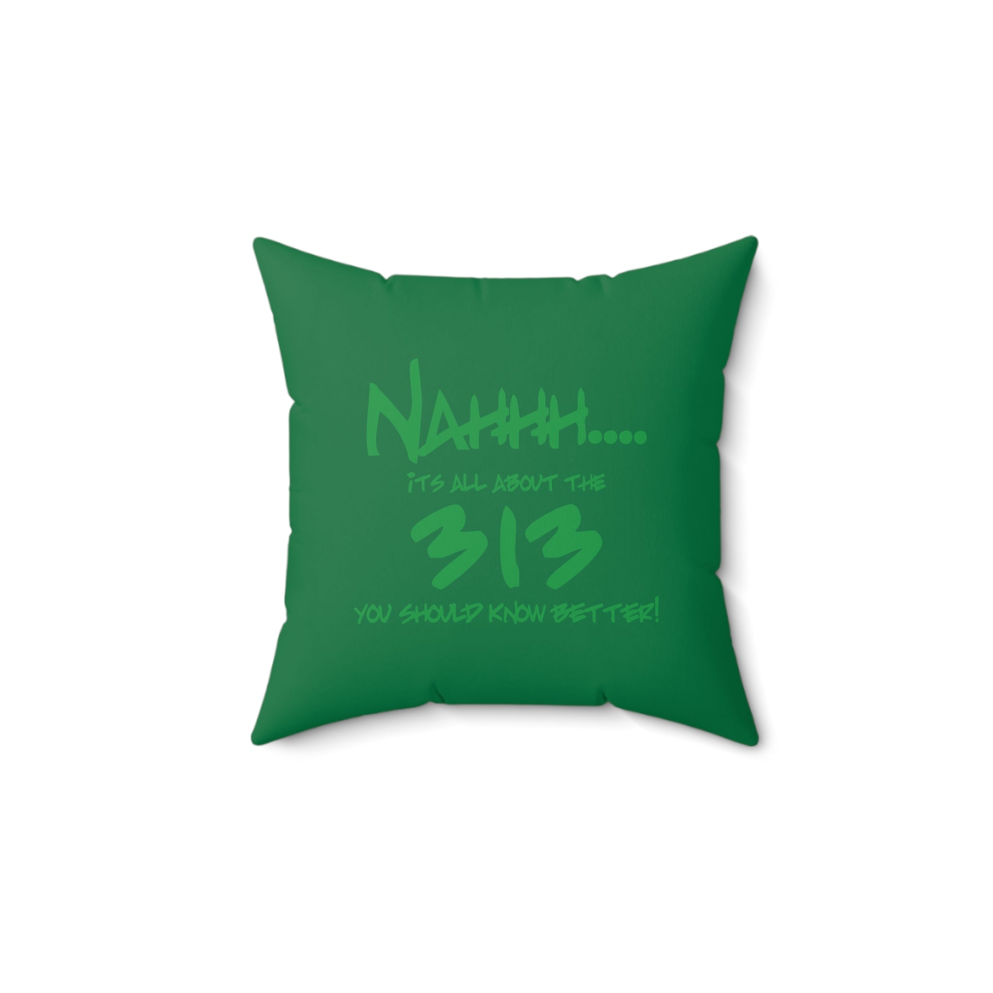 All About the 313 Pillow - Tonyalicious Tees