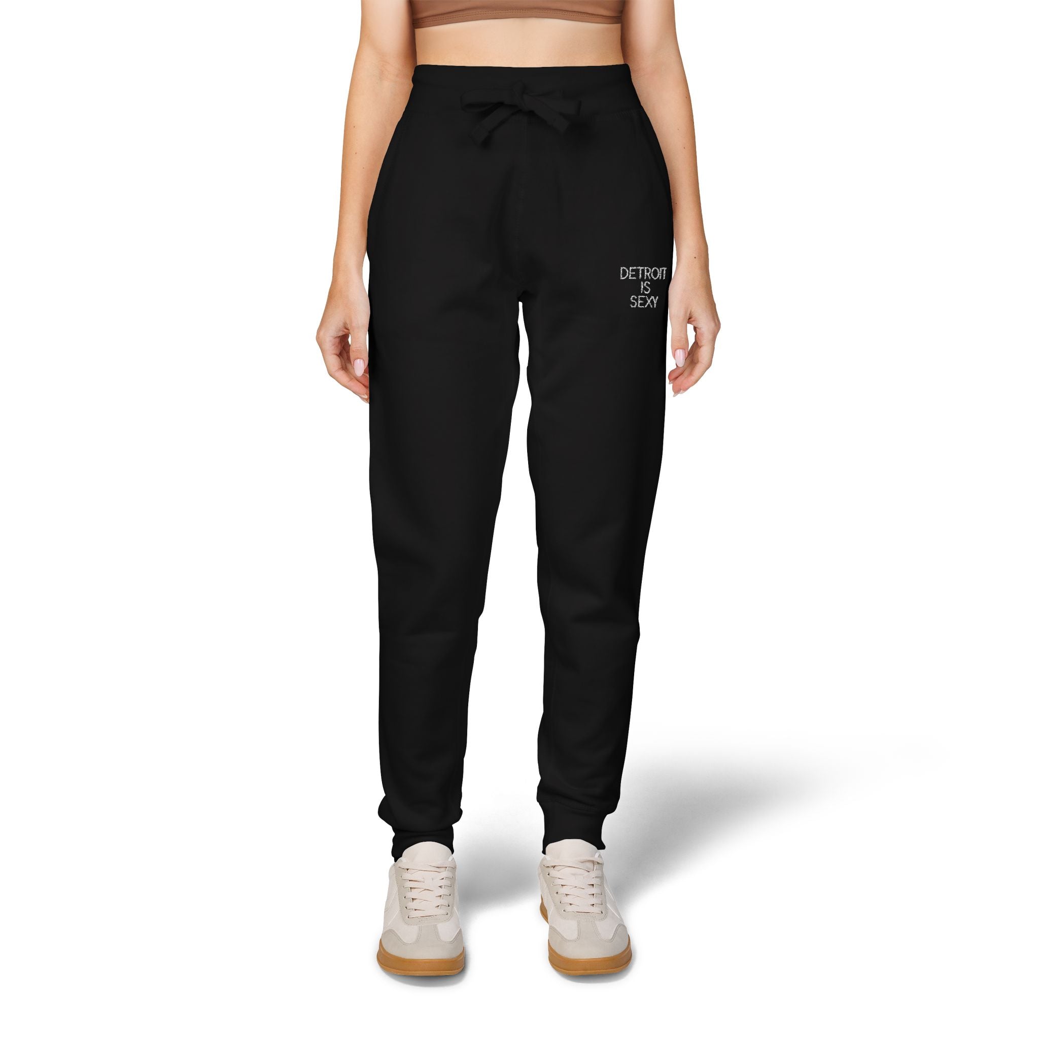 Detroit Is Sexy Unisex Fleece Embroidered Joggers - Tonyalicious Tees