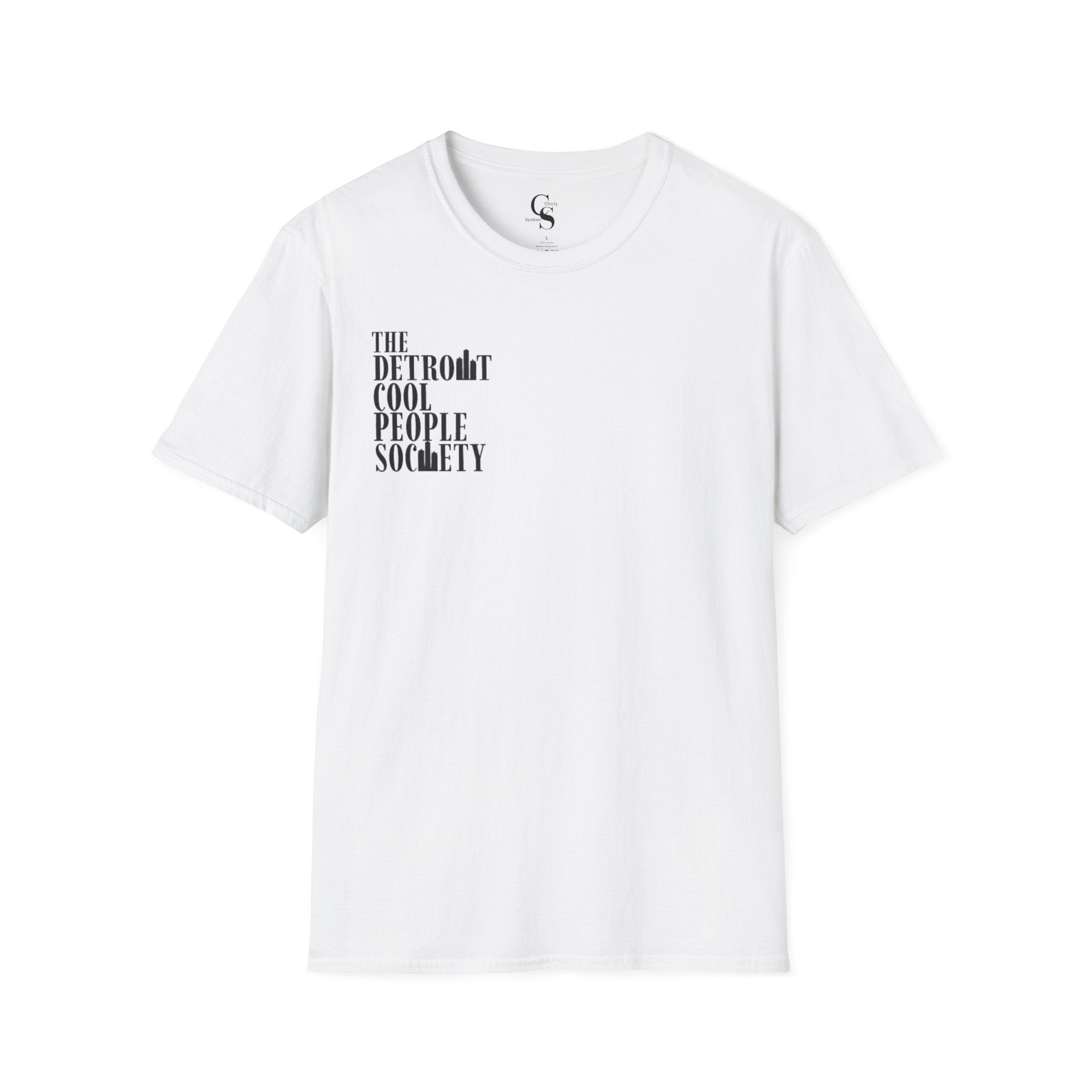 The Detroit Cool People Society Tee - Front and Back Print