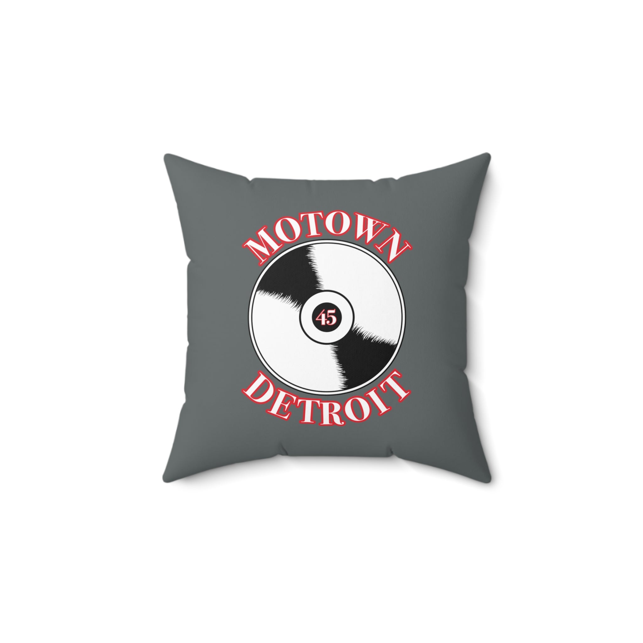 Retro Motown Record Pillow - Red - Tonyalicious Tees