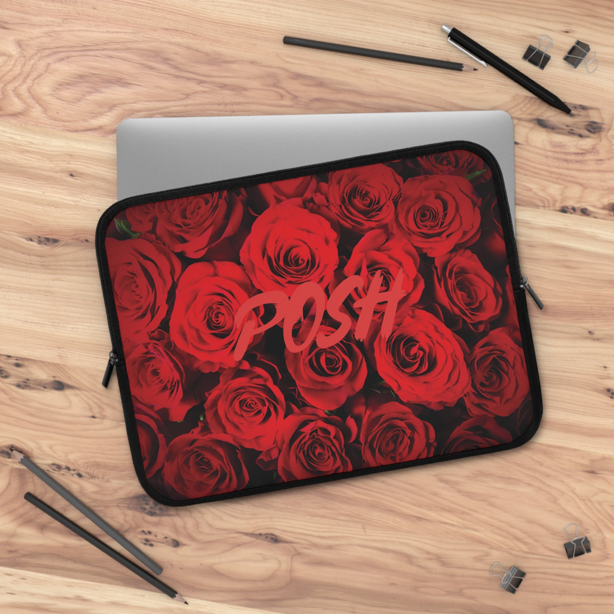 Posh Roses Laptop Sleeve - Tonyalicious Tees