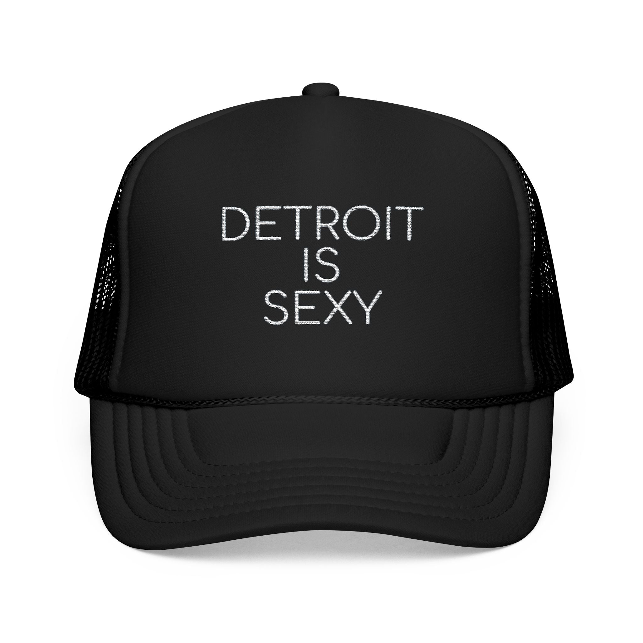 Detroit is Sexy Embroidered Trucker Hat - Tonyalicious Tees