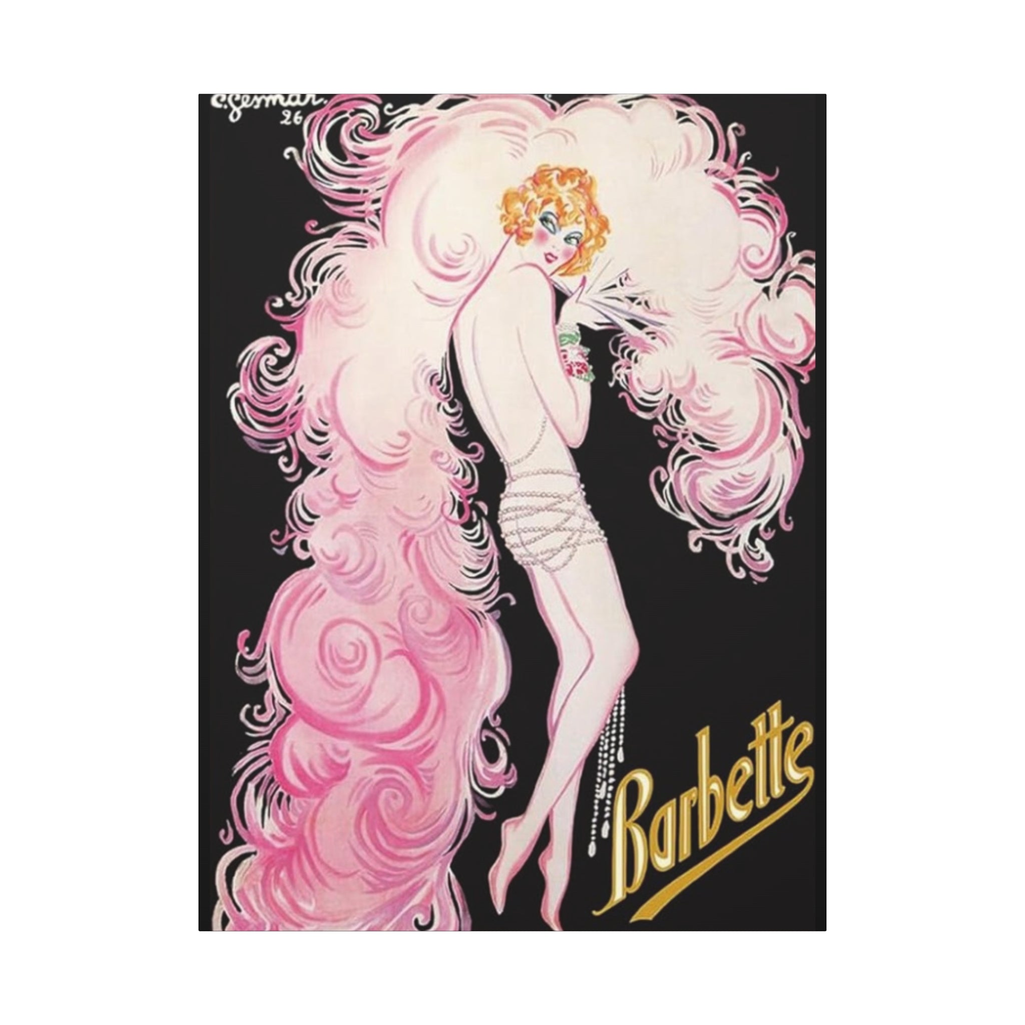 Vintage Barbette Wall Art - Tonyalicious Tees