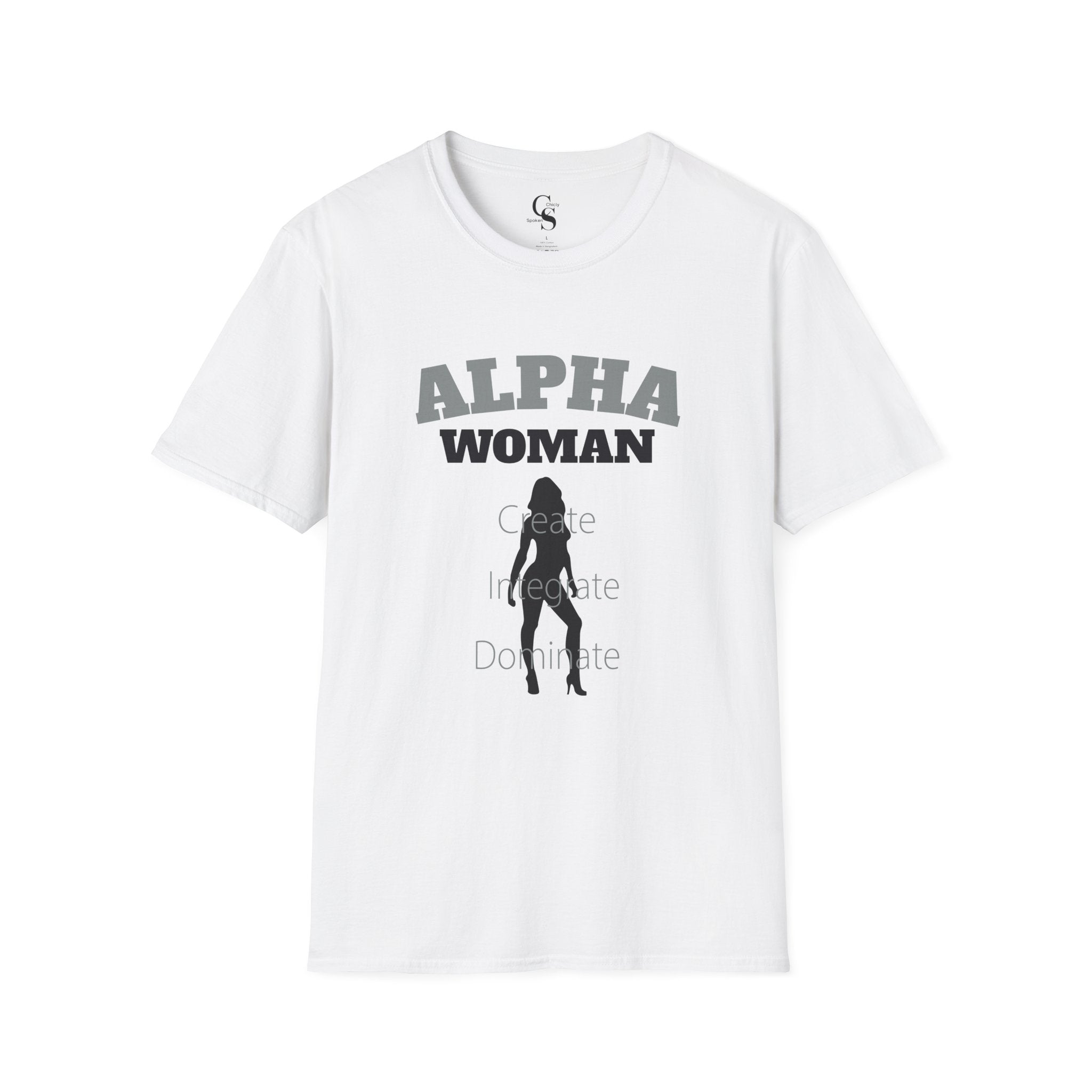 Alpha Woman Tee - Front and Back Print - Tonyalicious Tees