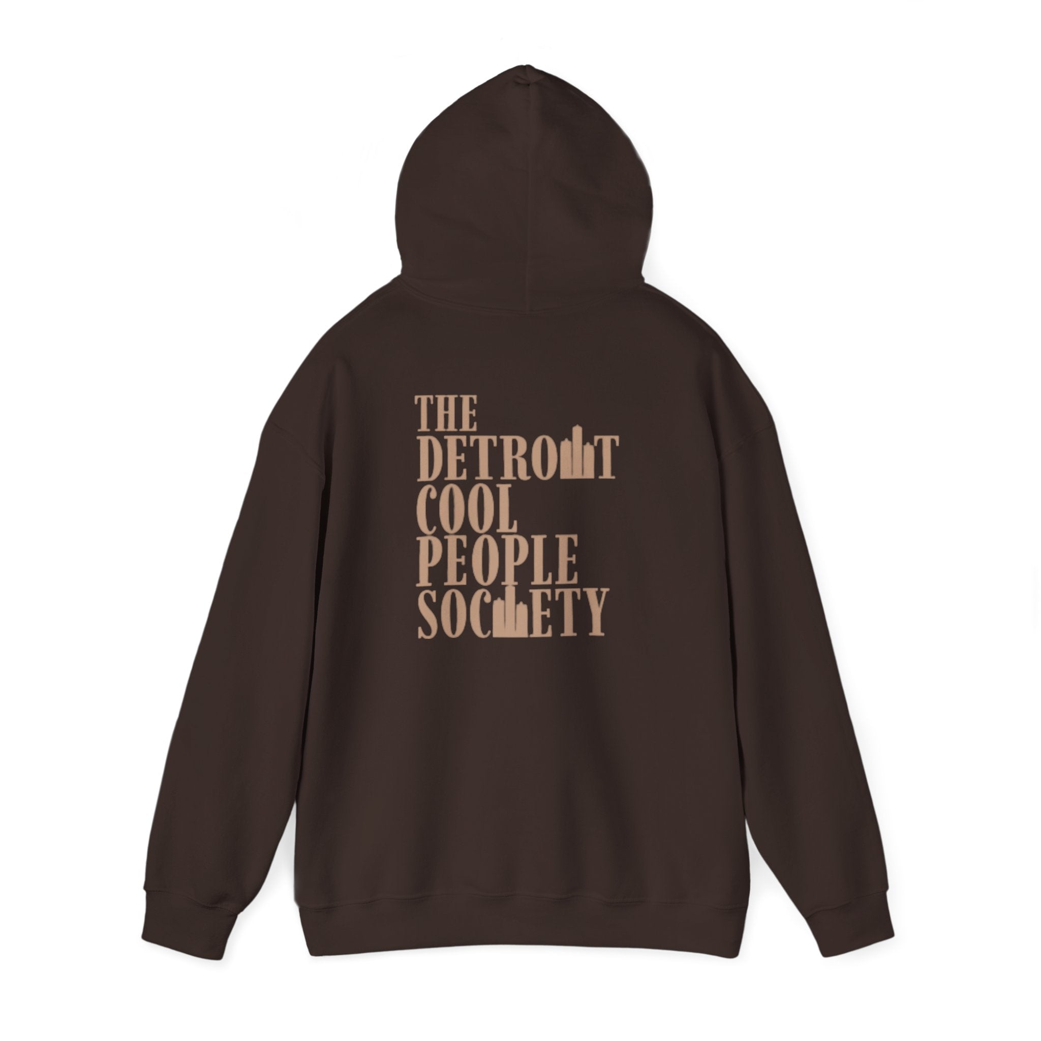 The Detroit Cool People Society Hoodie - Front and Back print - Tonyalicious Tees