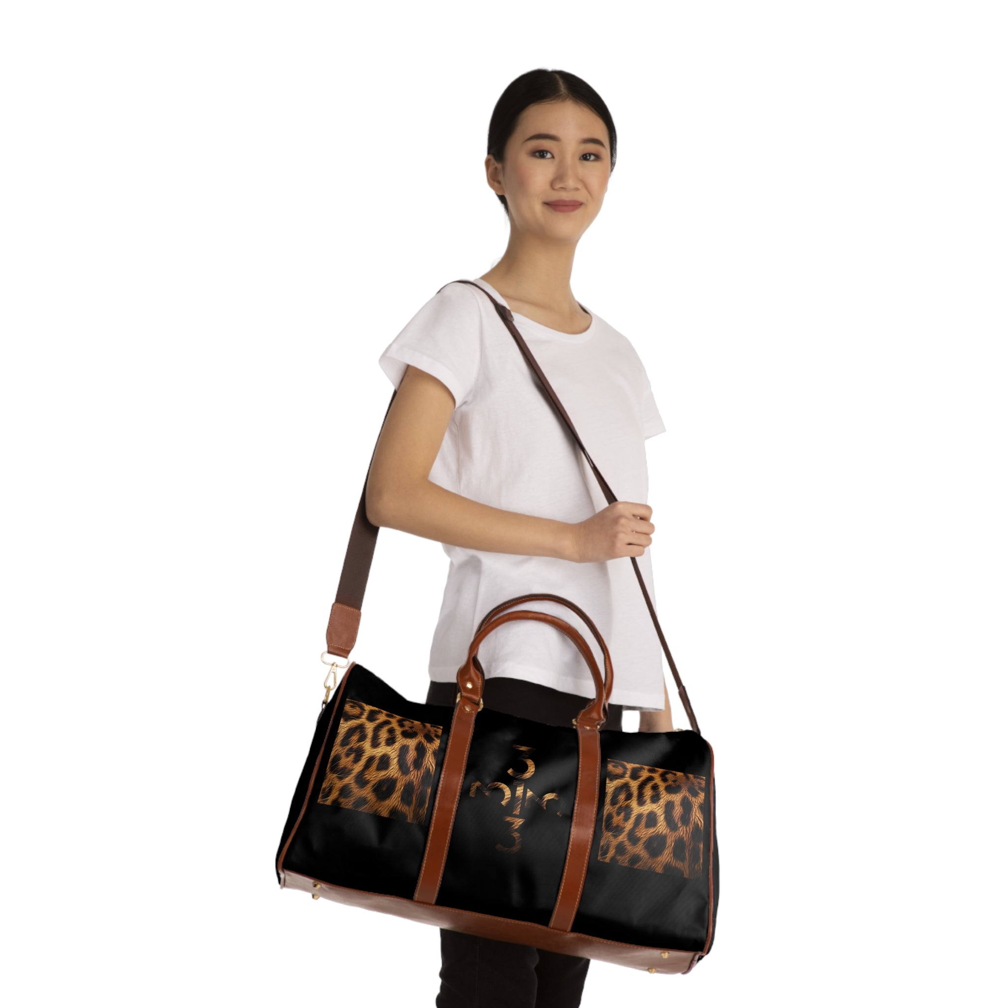 Twisted 313 Animal Print Waterproof Travel Bag - Tonyalicious Tees