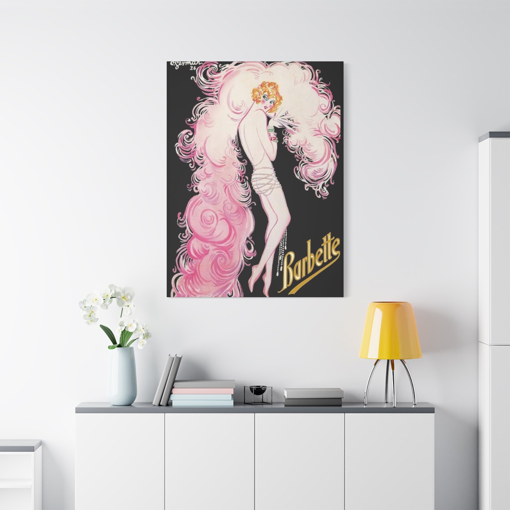 Vintage Barbette Wall Art - Tonyalicious Tees