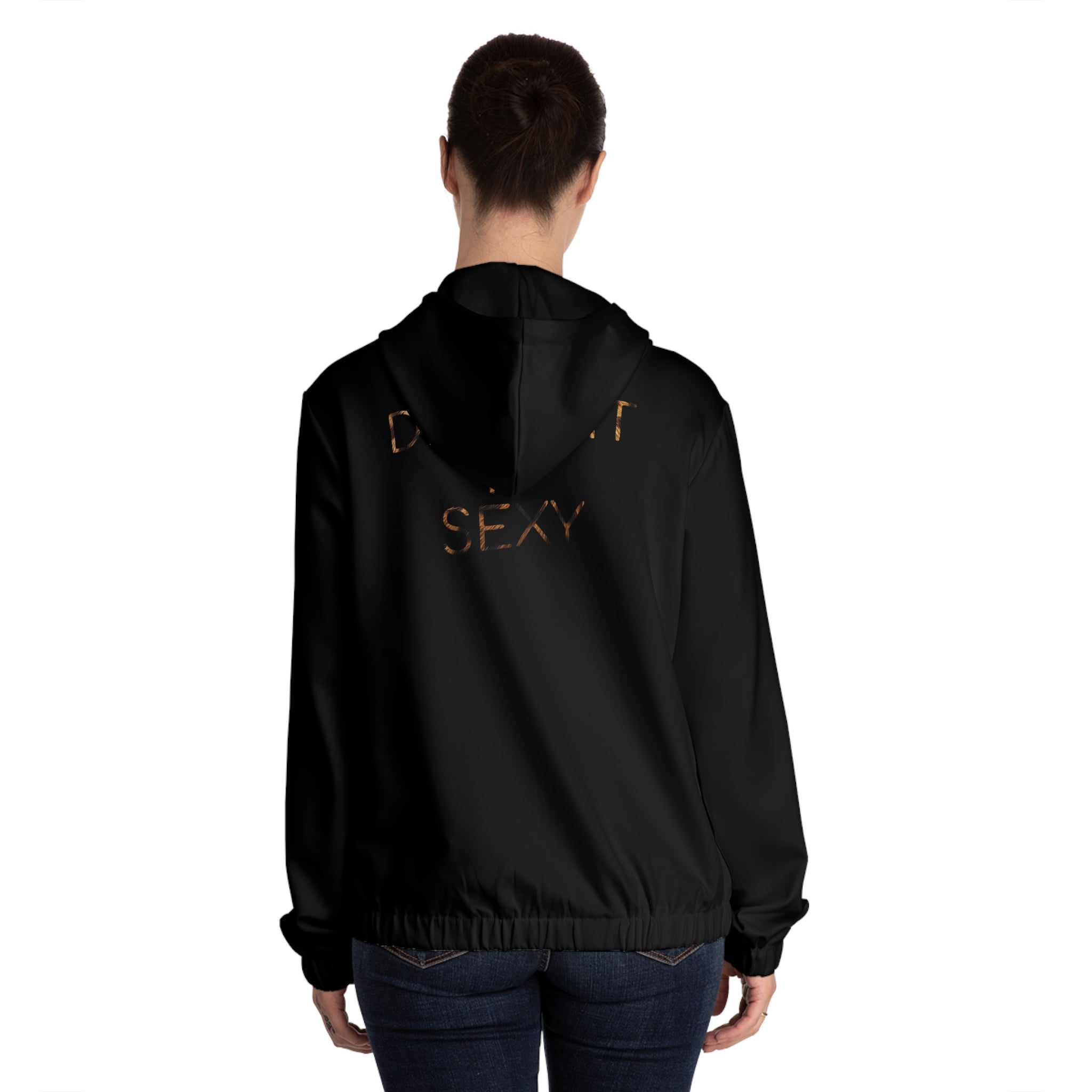 Detroit is Sexy Women’s Animal Print Lightweight Zip Hoodie - Tonyalicious Tees