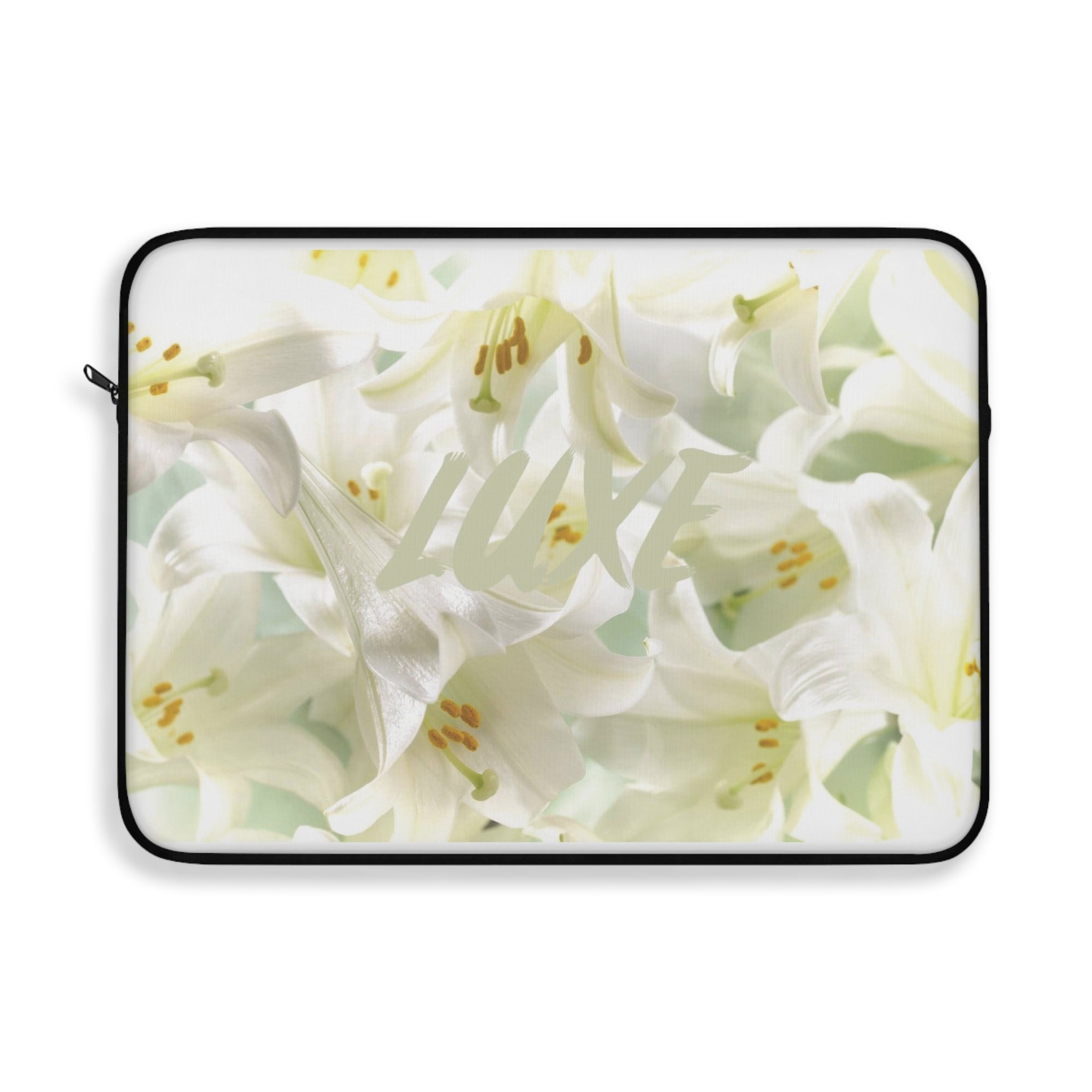 Luxe Lilies Laptop Sleeve - Tonyalicious Tees