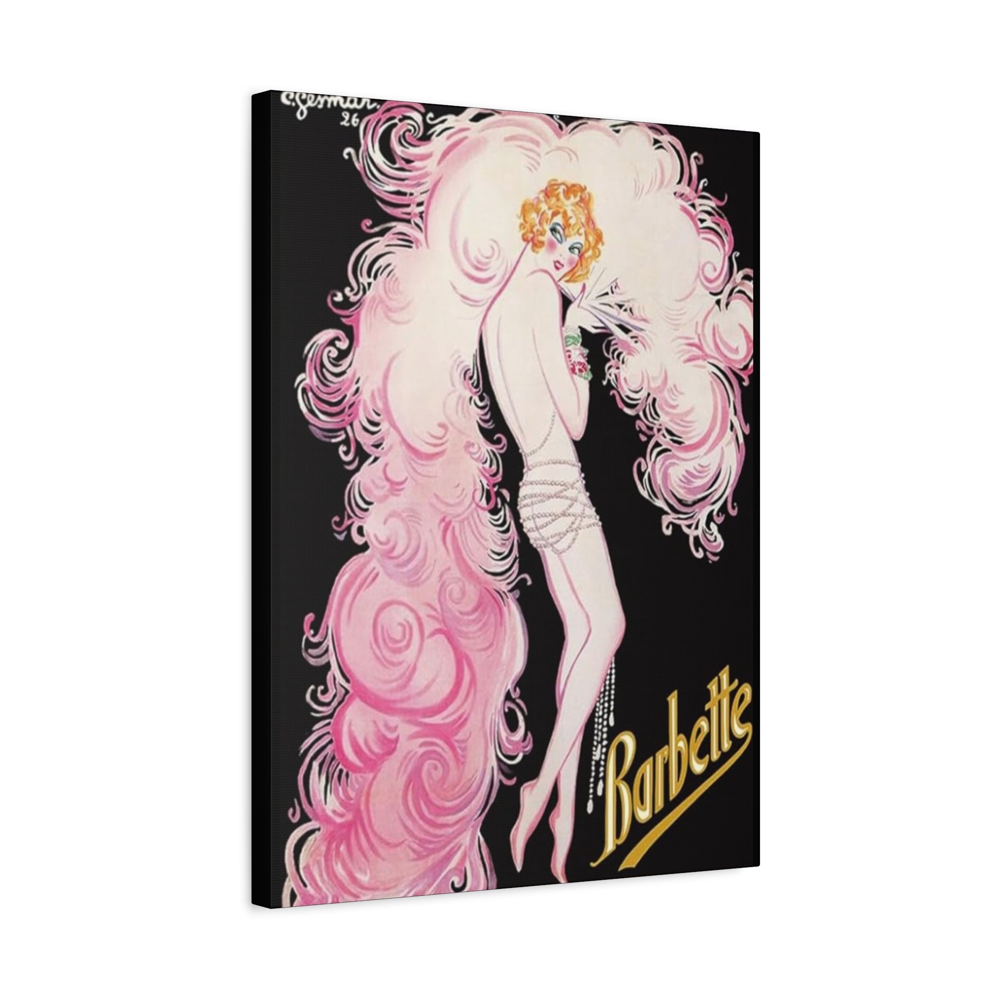 Vintage Barbette Wall Art - Tonyalicious Tees