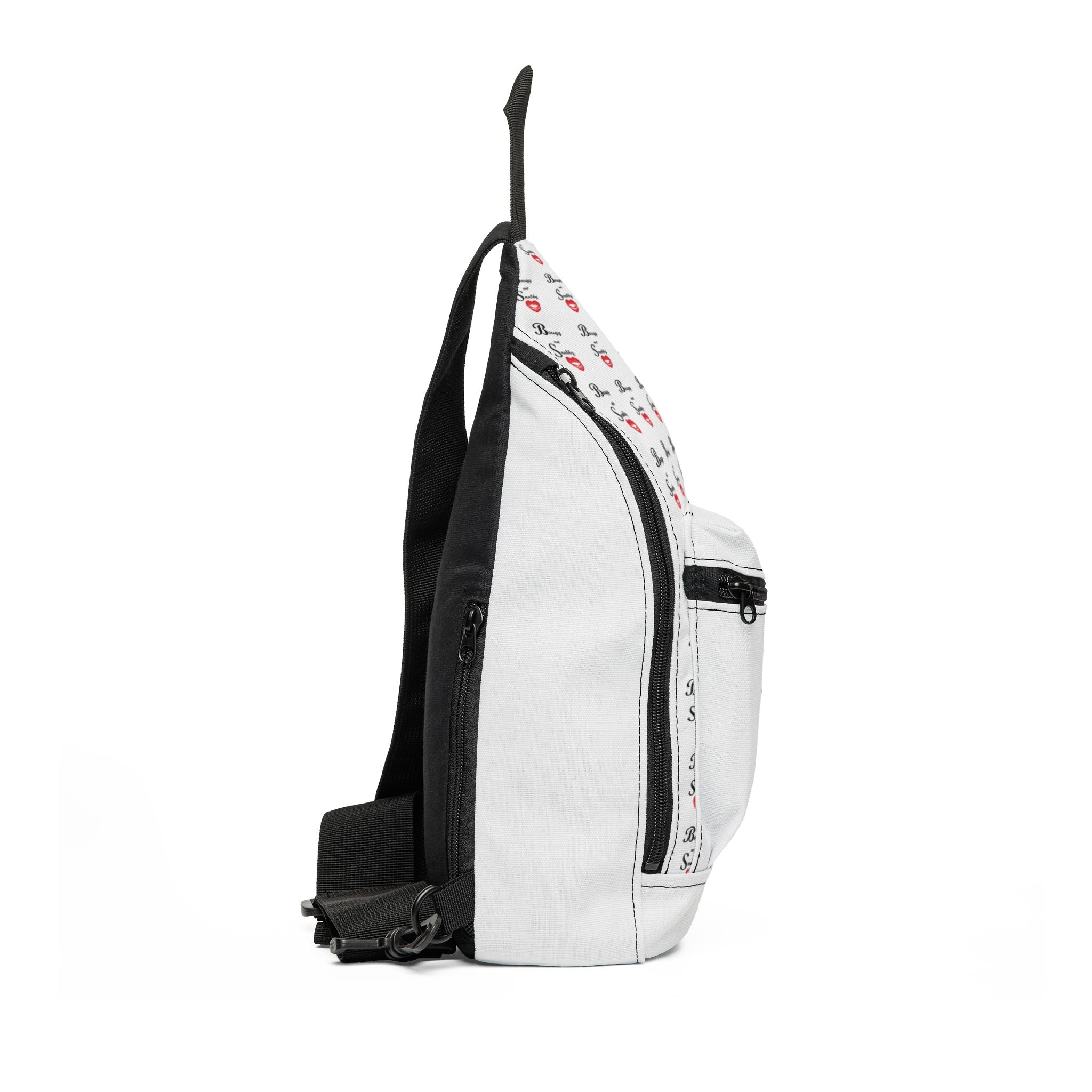 Bougy and Snobby White Crossbody Sling Bag - Tonyalicious Tees