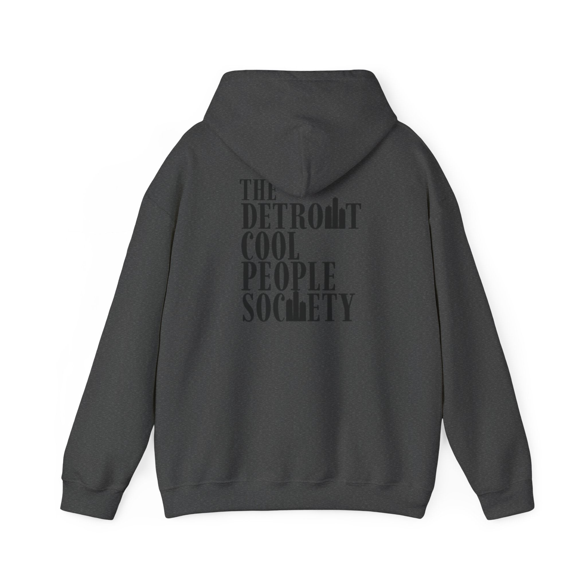 The Detroit Cool People Society Hoodie - Front and Back print