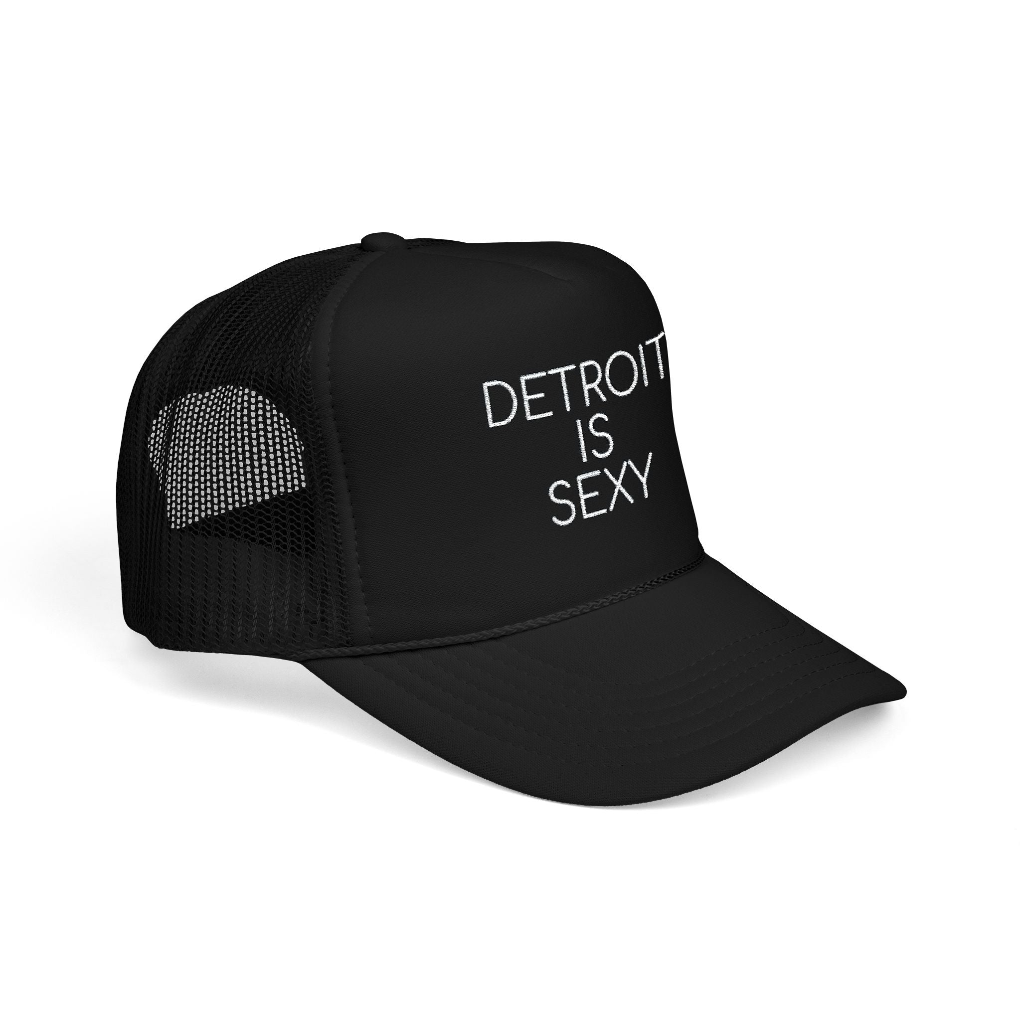 Detroit is Sexy Embroidered Trucker Hat - Tonyalicious Tees