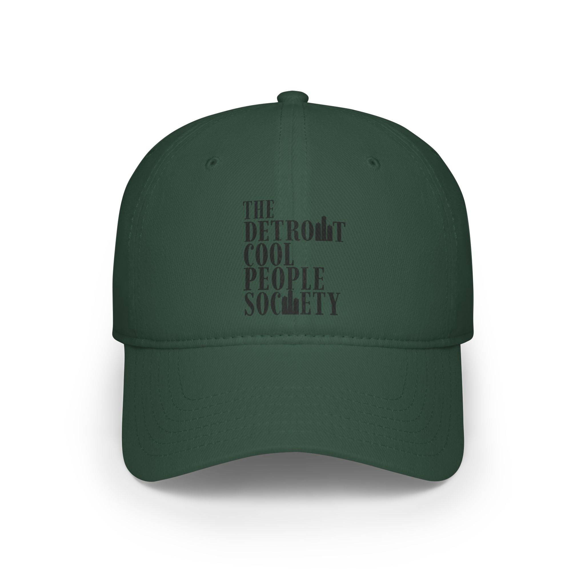 The Detroit Cool People Society Baseball Cap - Black
