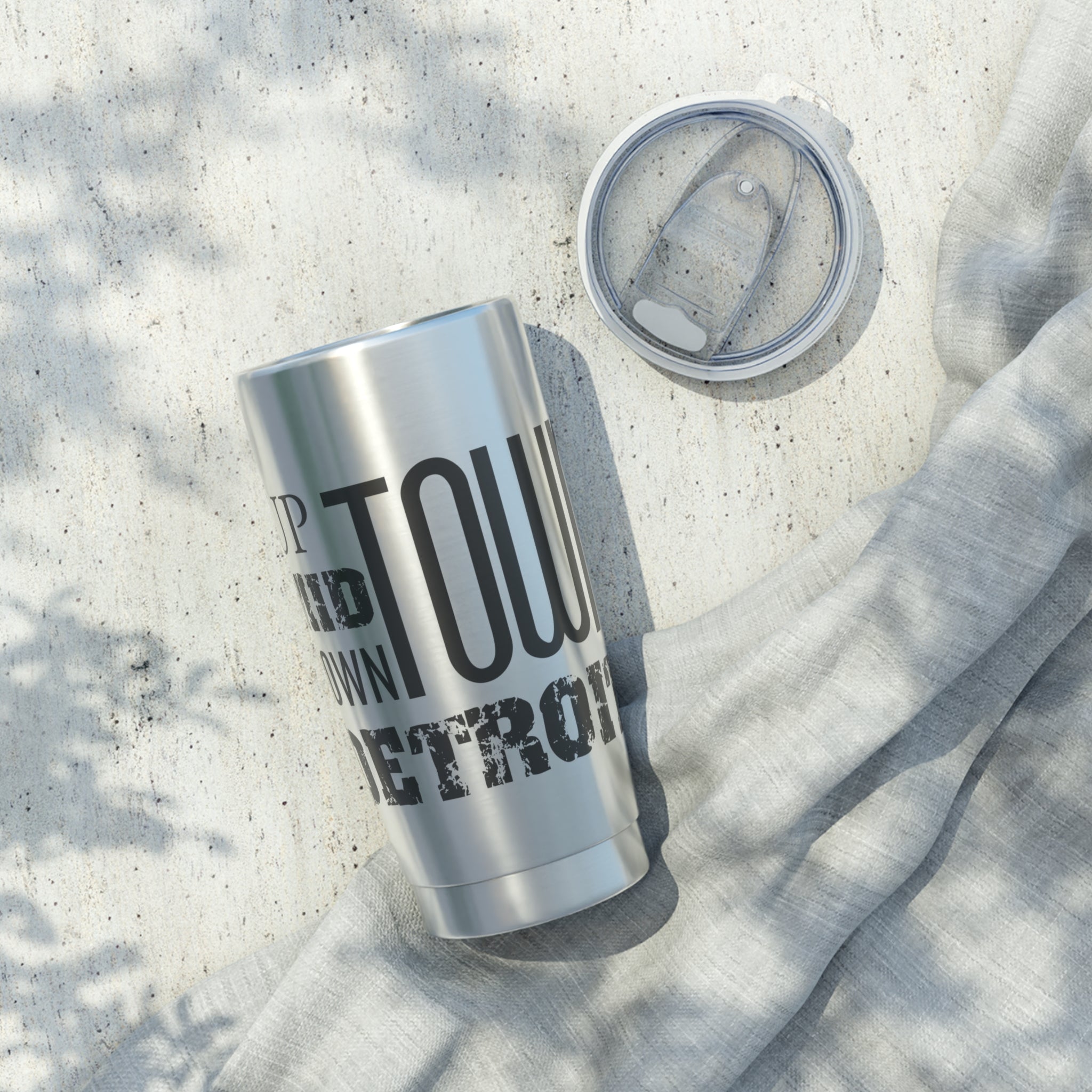 Up Mid Downtown Detroit Tumbler
