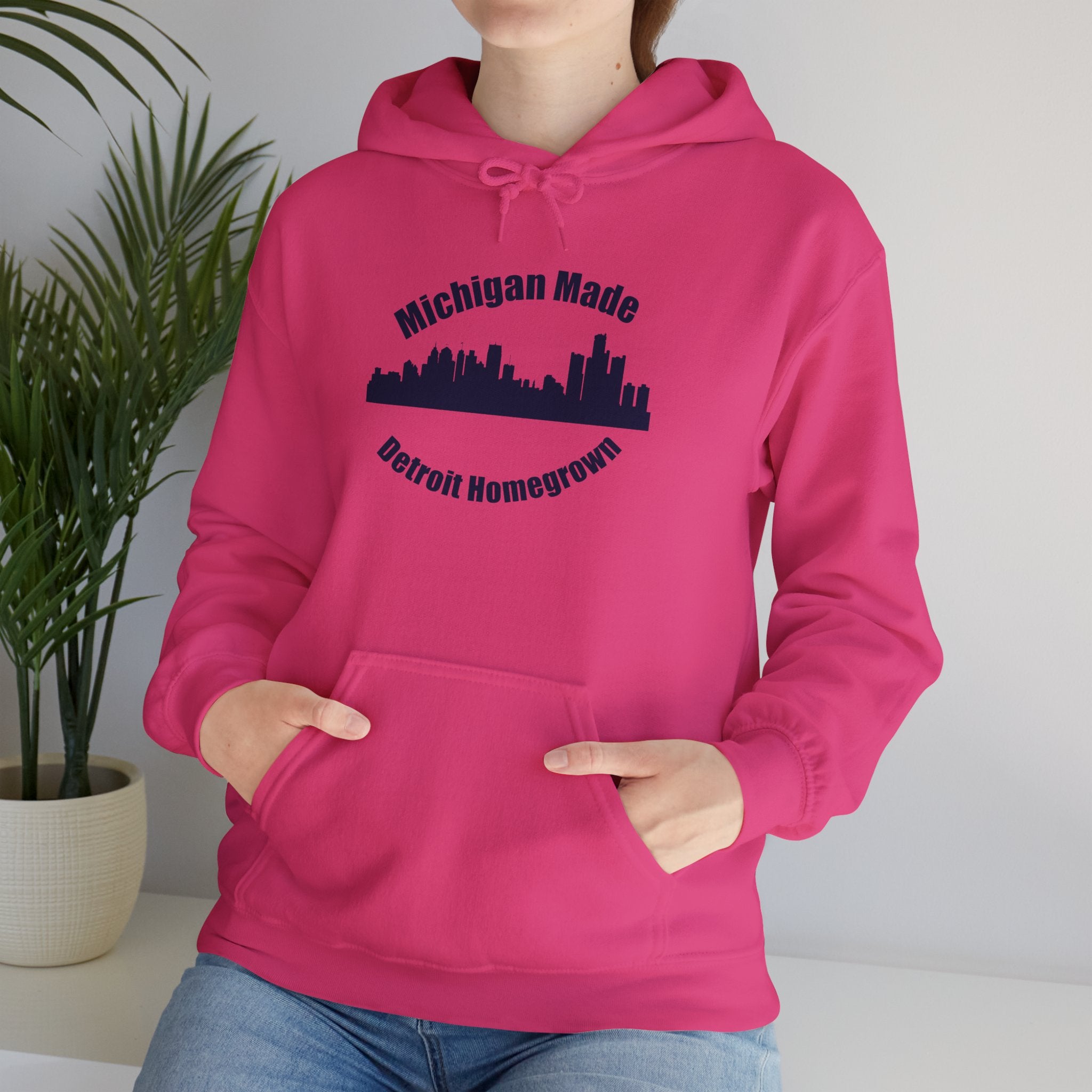 Michigan Made, Detroit Homegrown Hoodie - Tonyalicious Tees