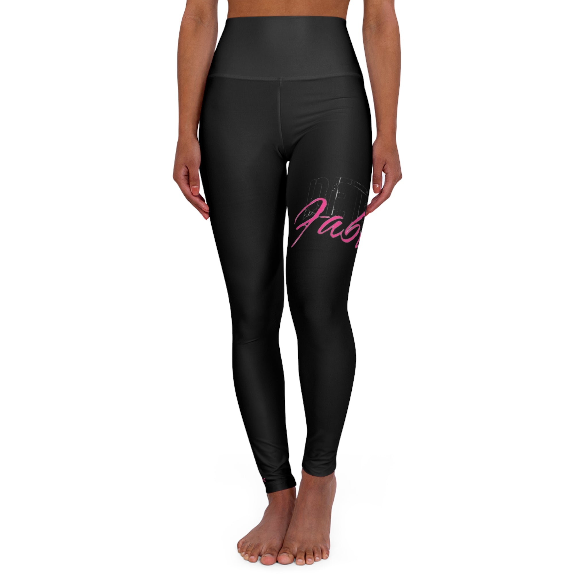 Detroit Fabulous Black High-Waisted Yoga Leggings - Tonyalicious Tees
