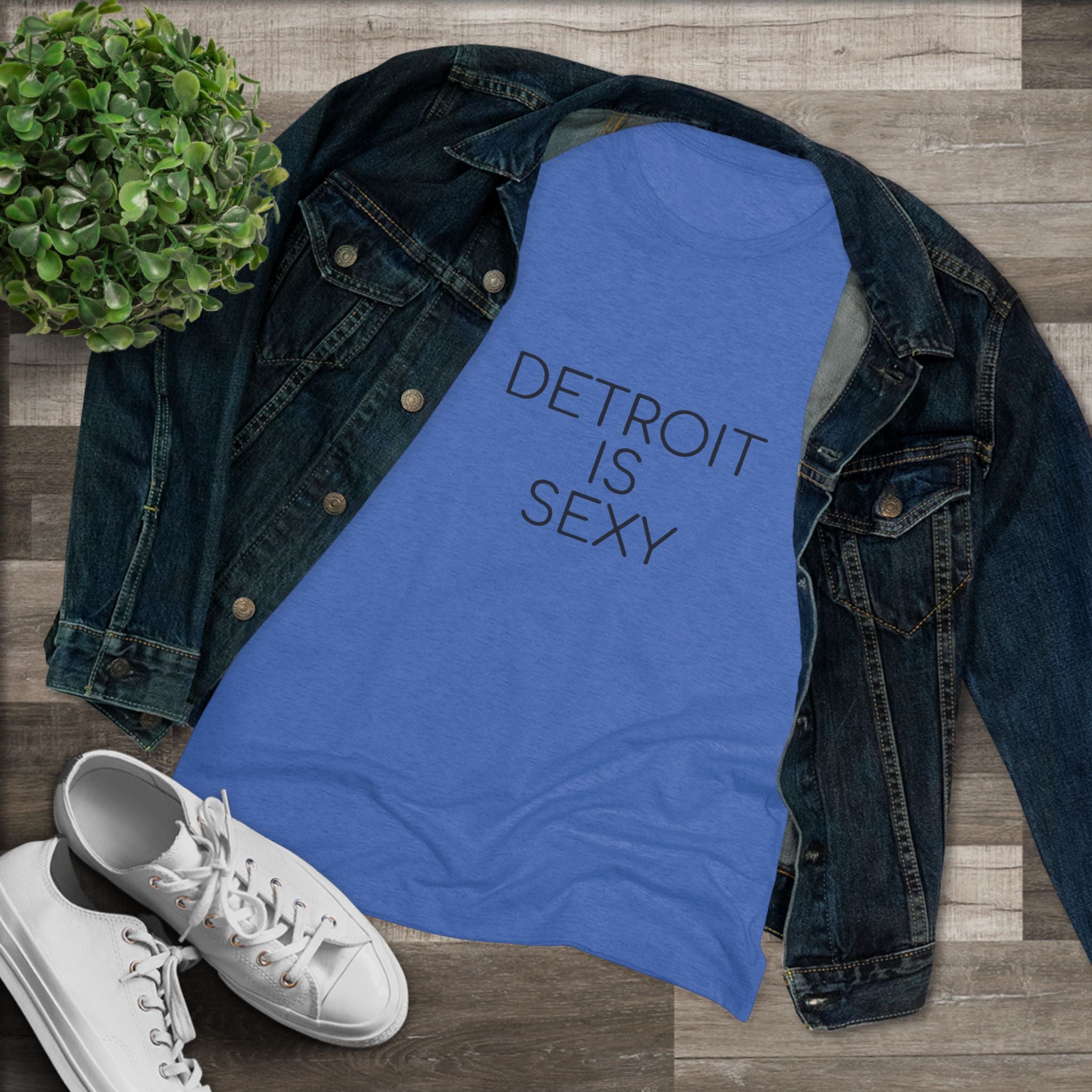 Detroit Is Sexy Women’s Tri blend Tee - Tonyalicious Tees