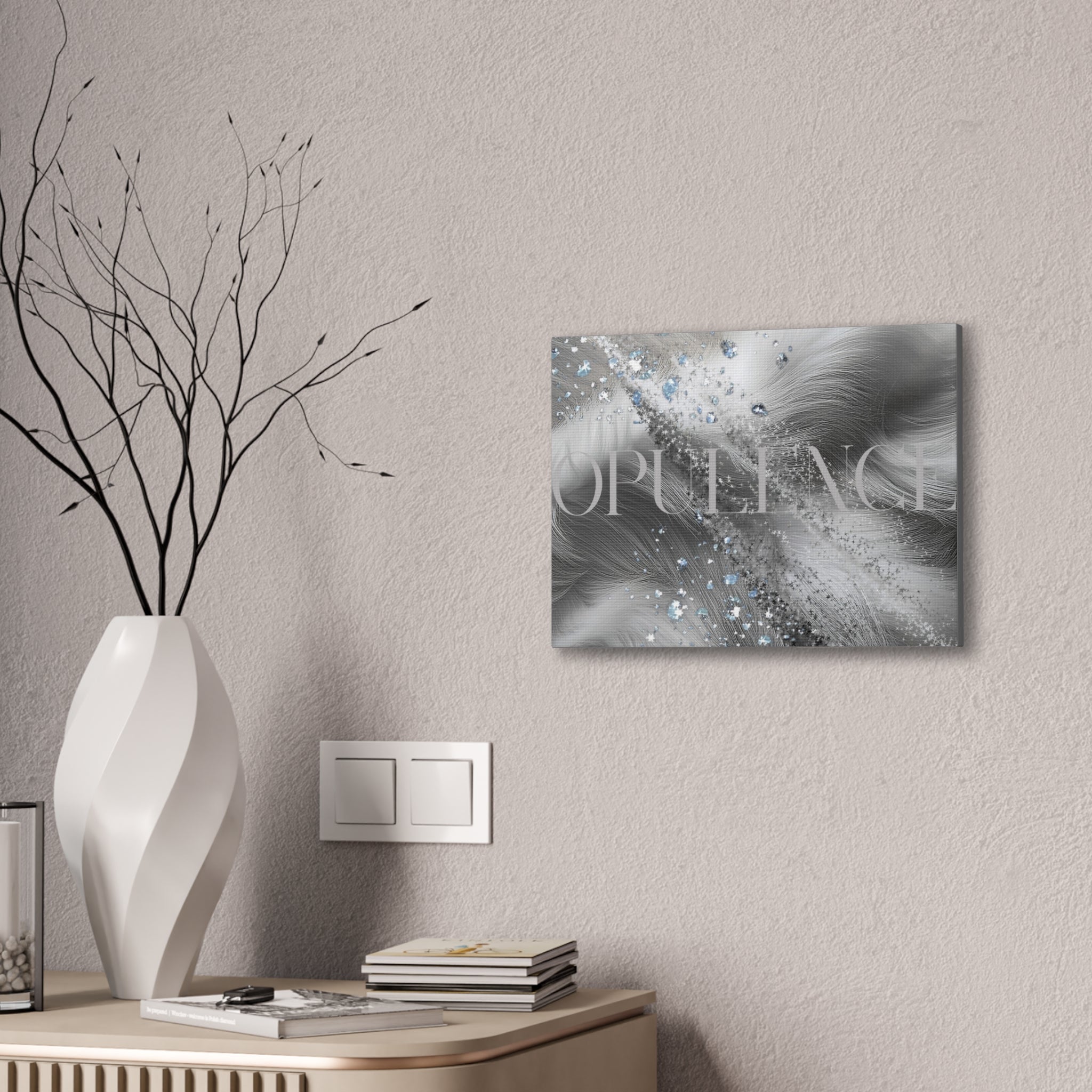 Opulence Silver Wall Art