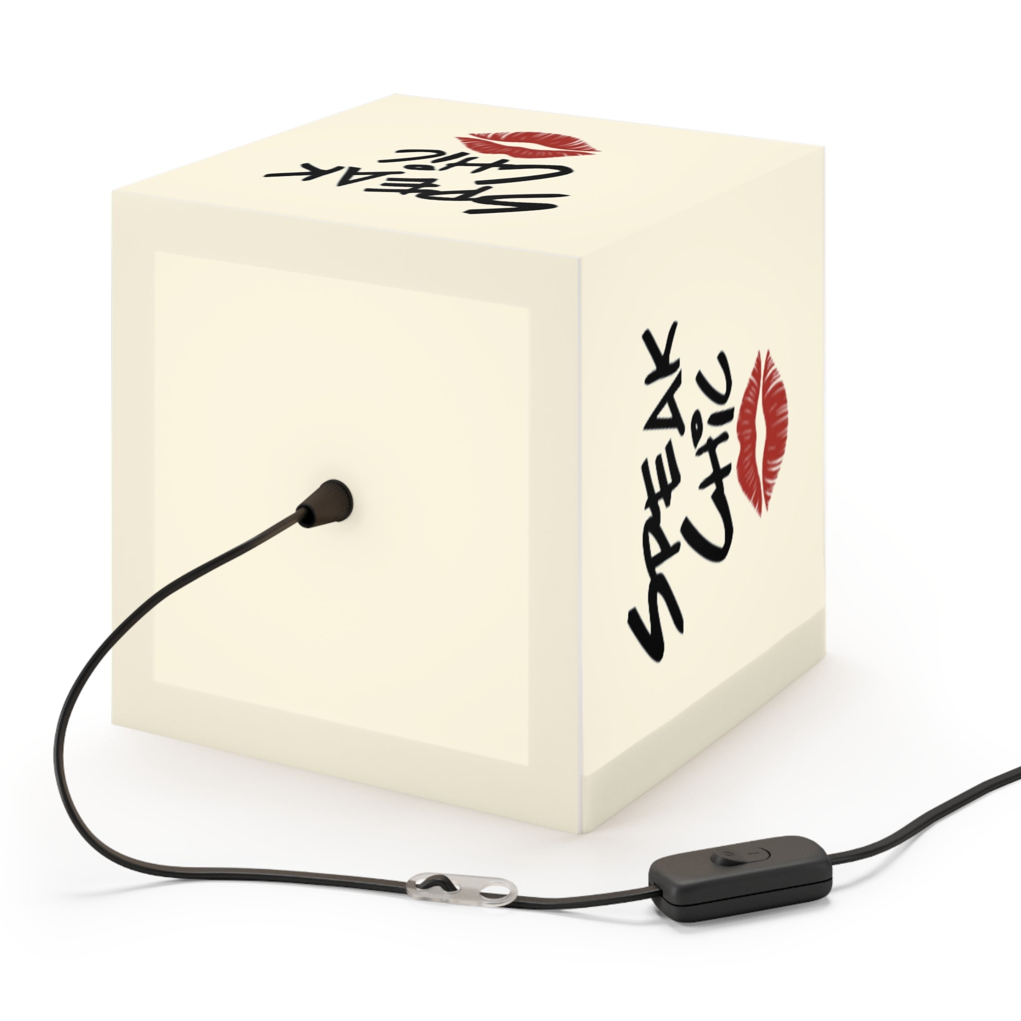 Speak Chic Cube Lamp - Tonyalicious Tees