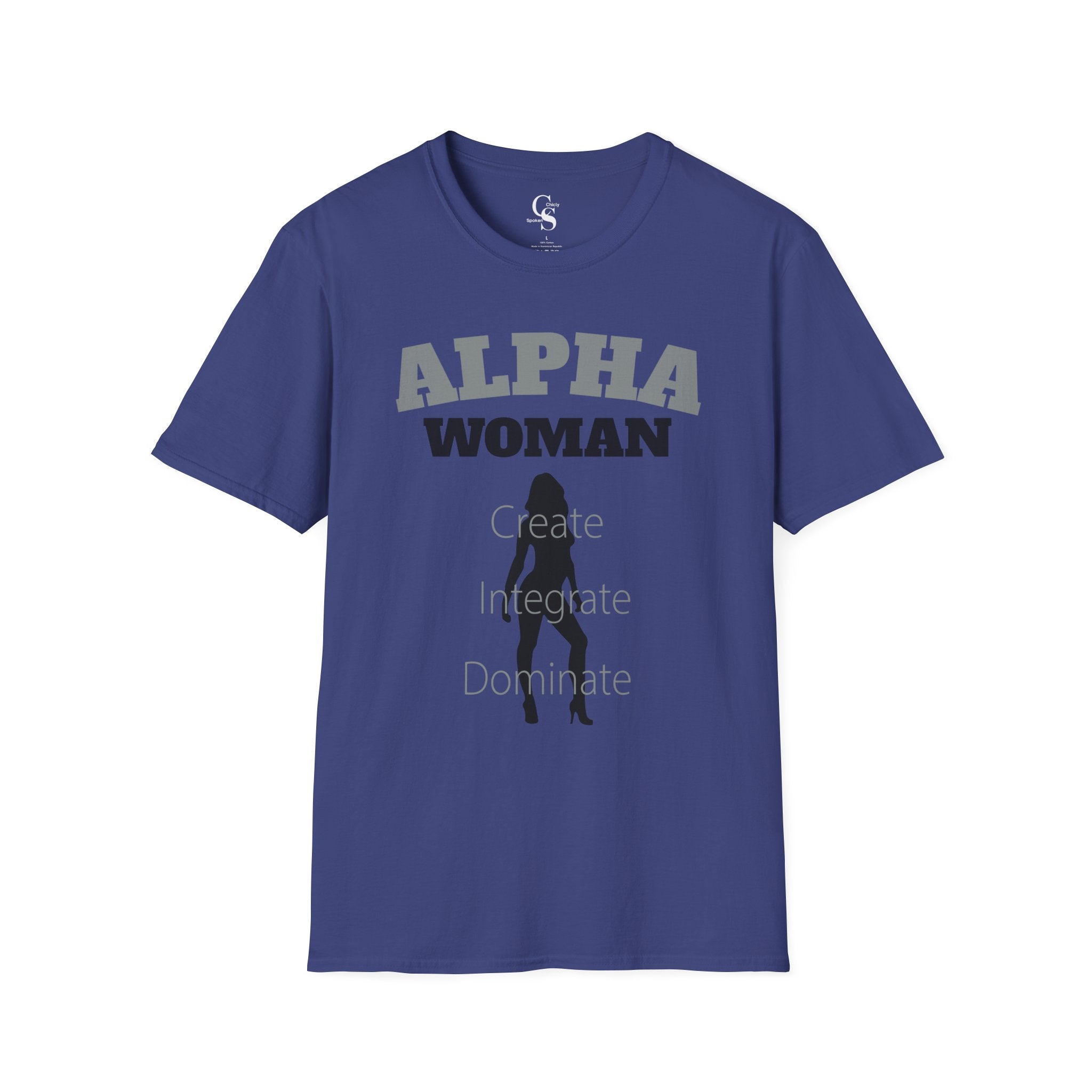 Alpha Woman Tee - Front and Back Print - Tonyalicious Tees