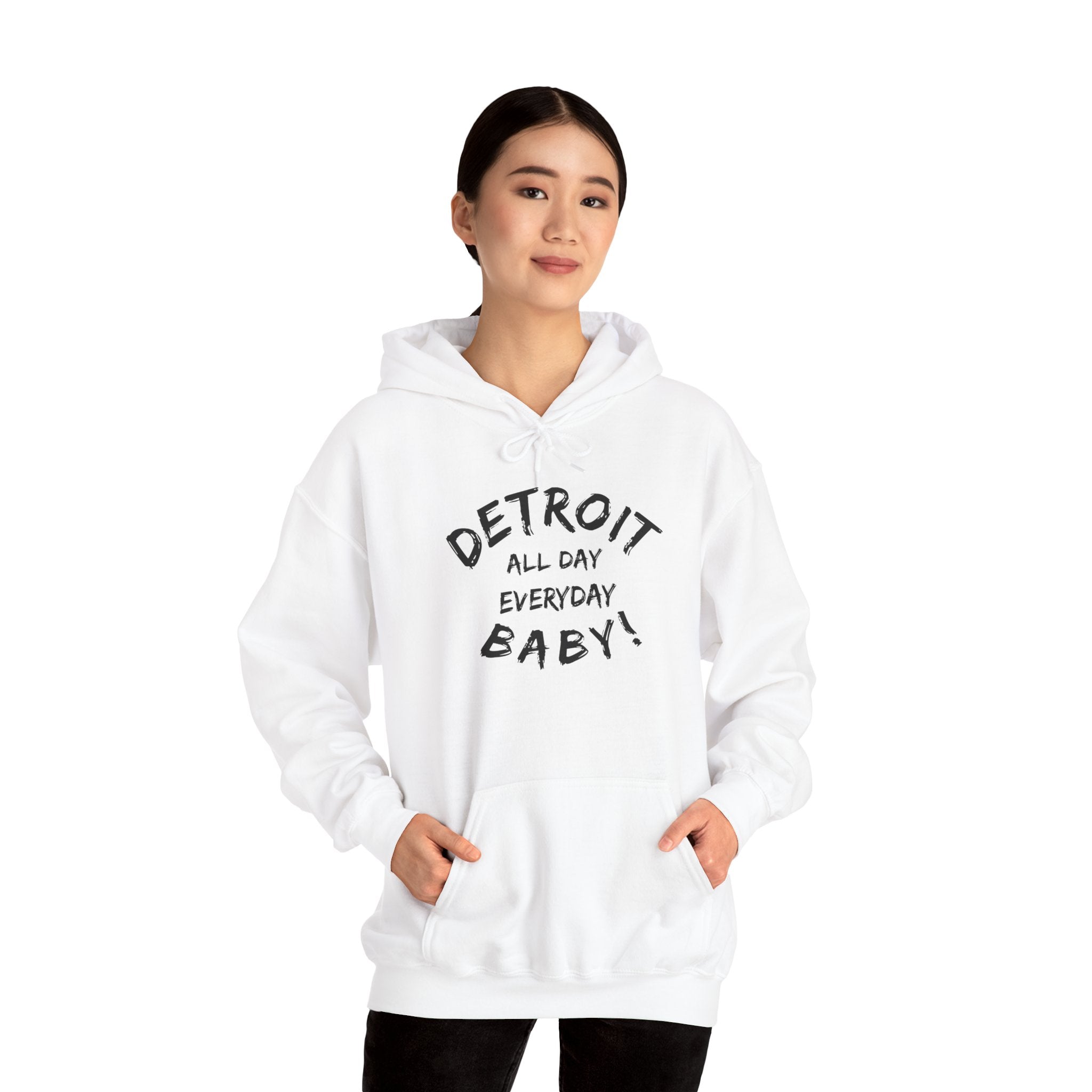 Detroit All Day Every Day Hoodie - Tonyalicious Tees