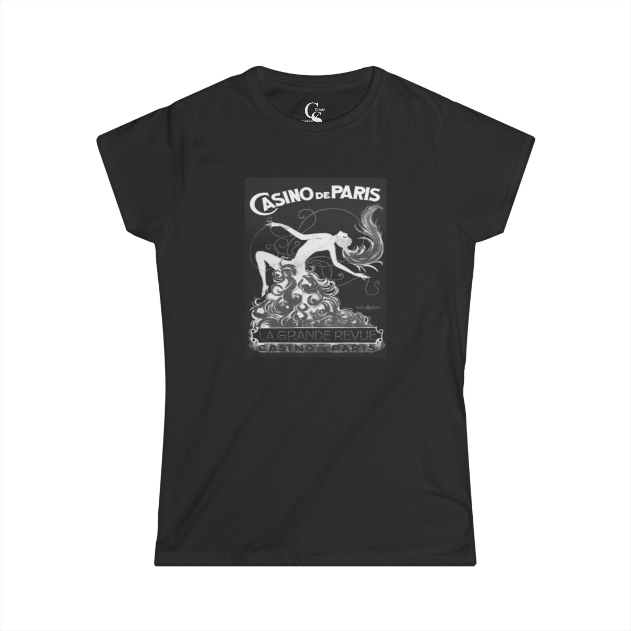 Casino de Paris Black n White Tee - Tonyalicious Tees